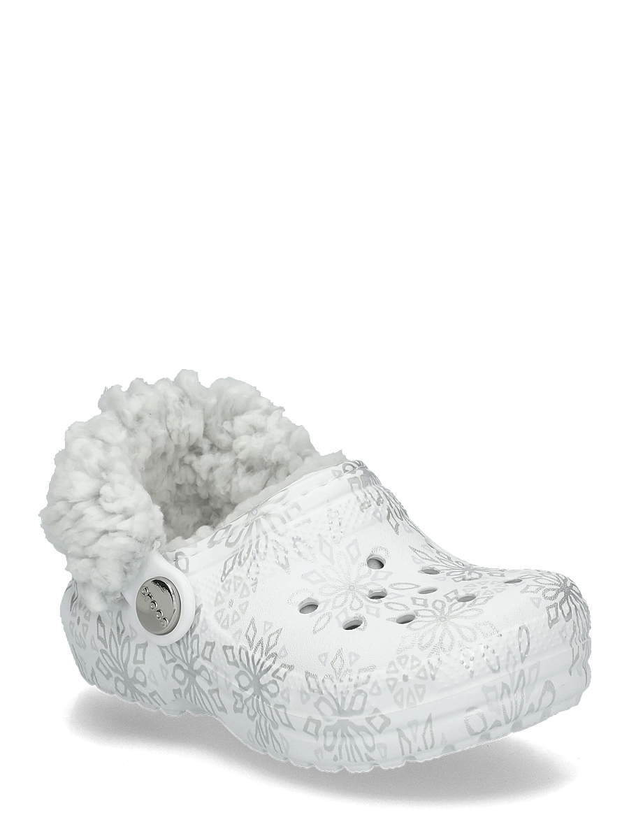 Crocs - ClMetallicSnowflakesFlceLndCgT - clogs - snow white - 0