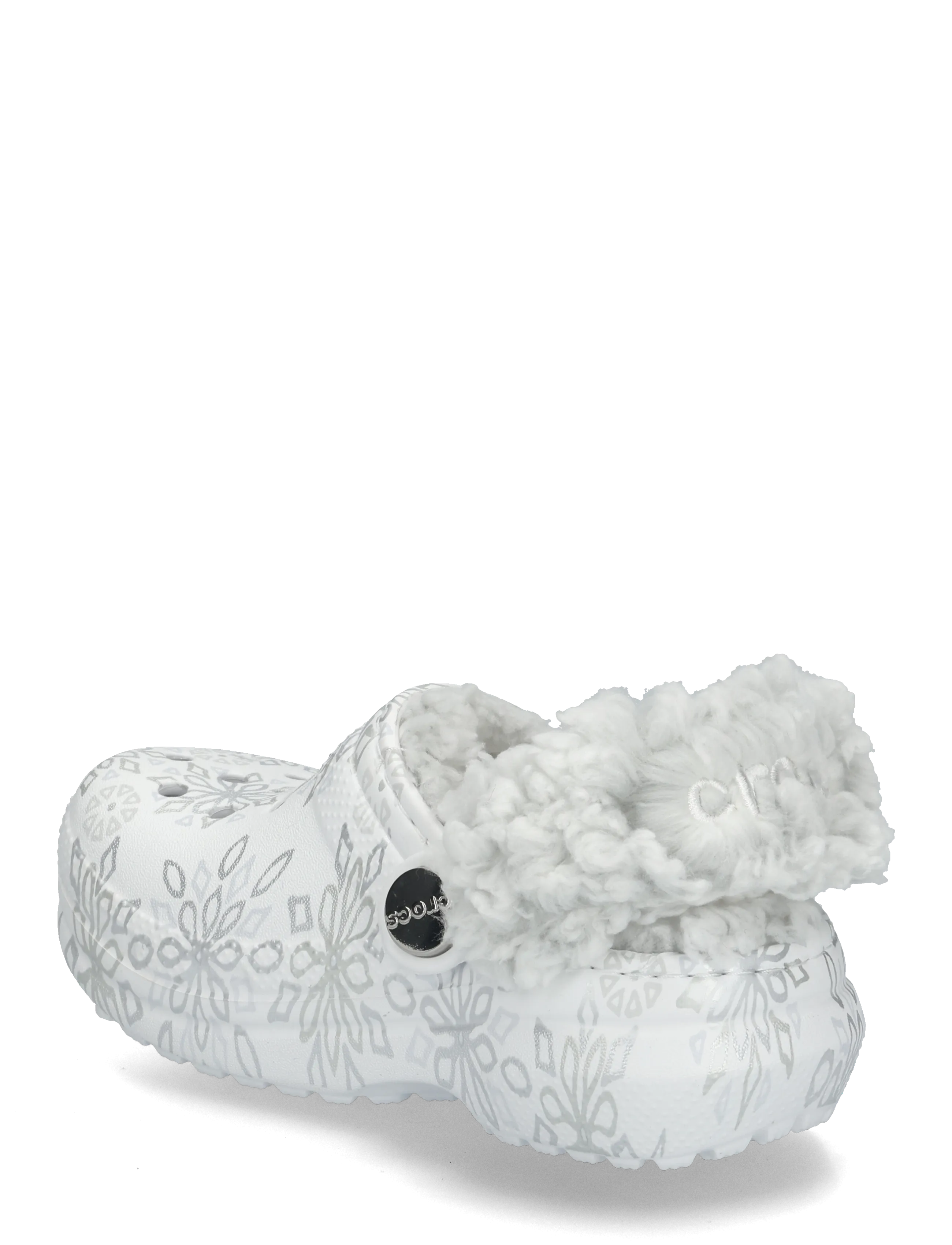 Crocs - ClMetallicSnowflakesFlceLndCgT - clogs - snow white - 1