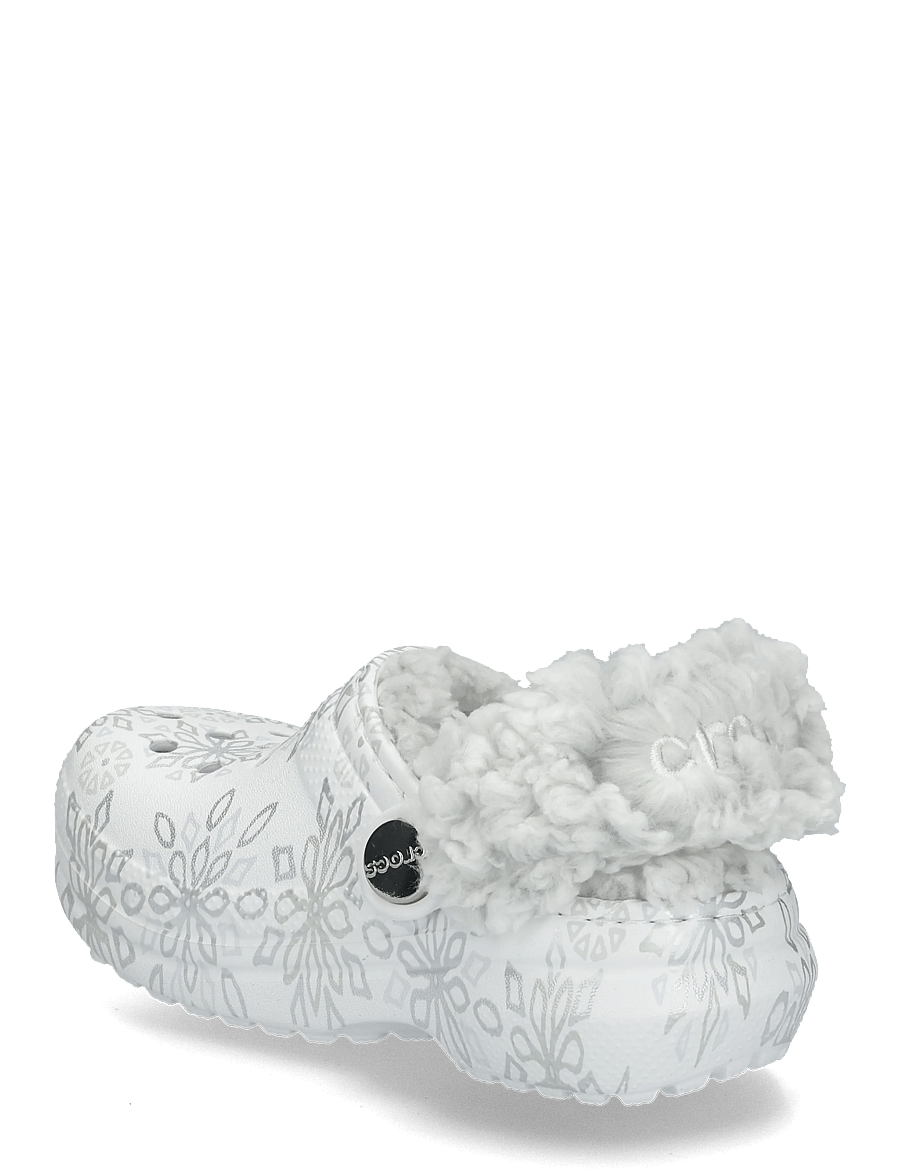 Crocs - ClMetallicSnowflakesFlceLndCgT - clogs - snow white - 1