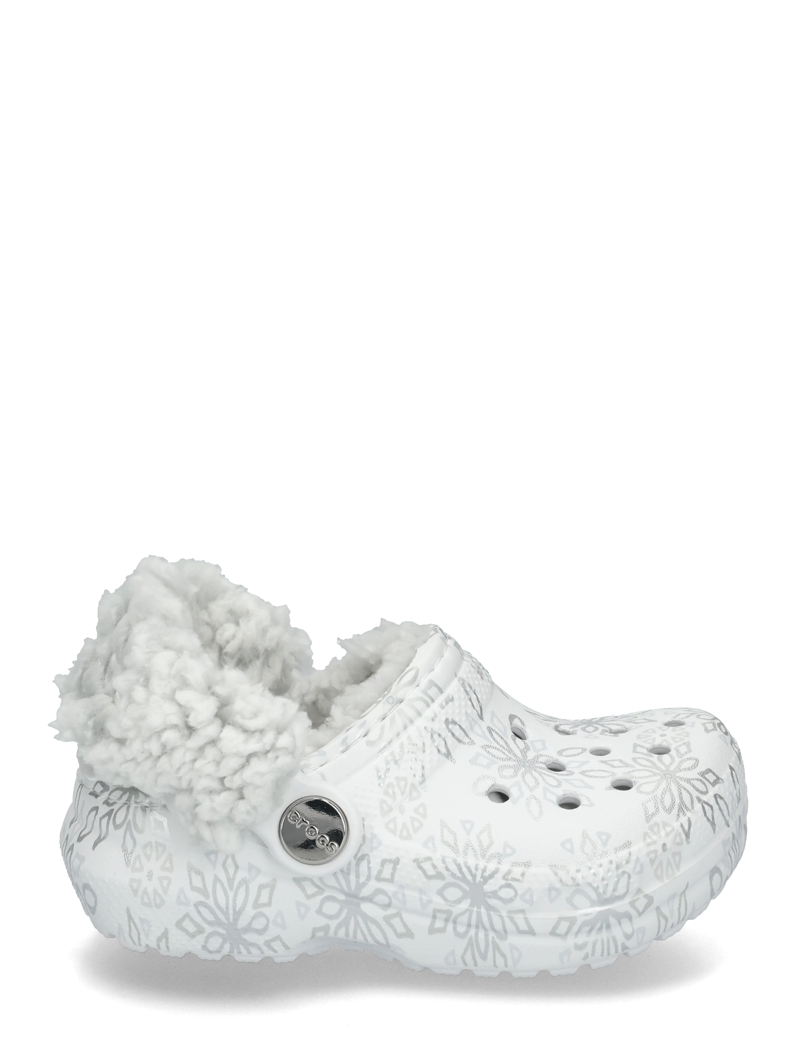 Crocs - ClMetallicSnowflakesFlceLndCgT - clogs - snow white - 2