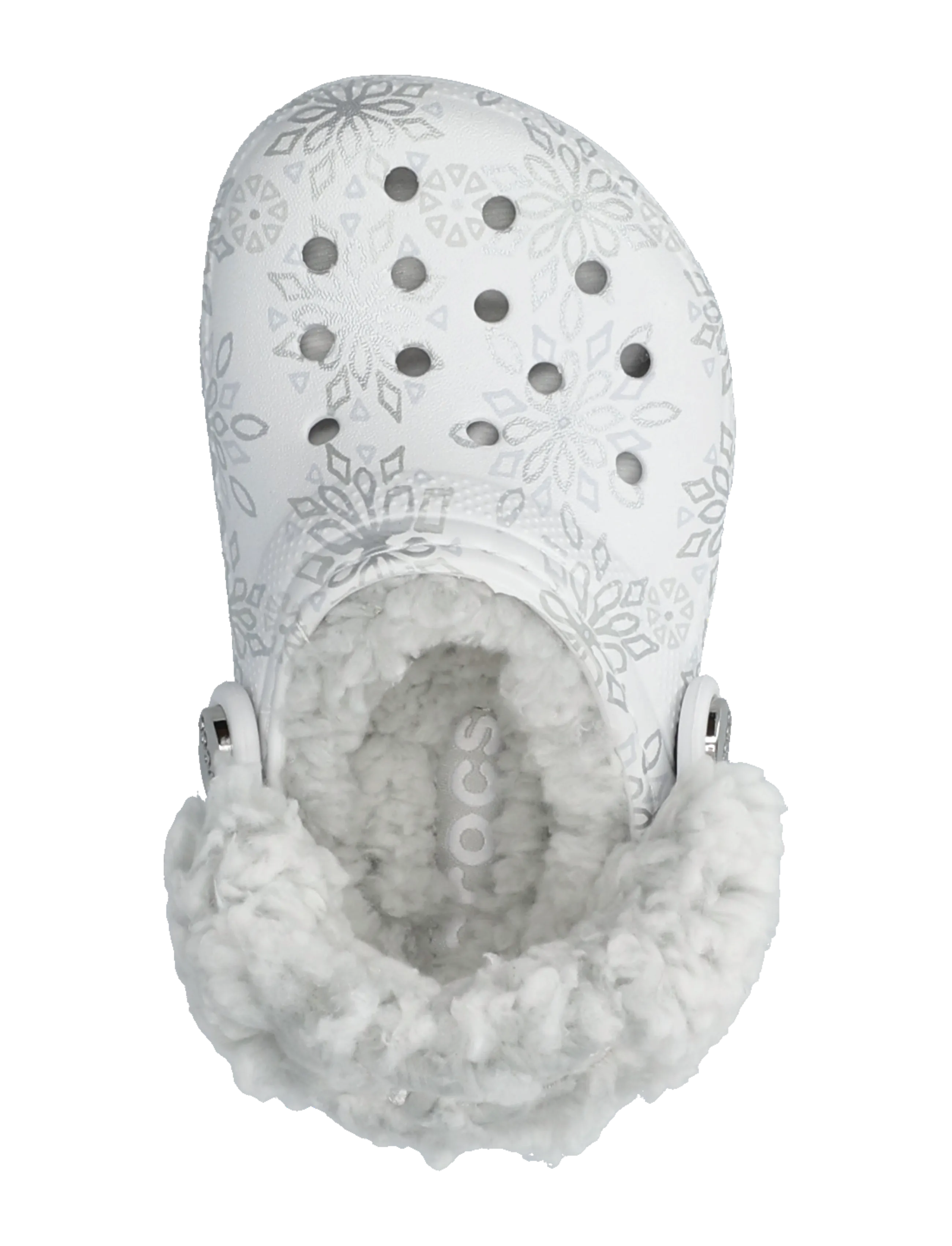 Crocs - ClMetallicSnowflakesFlceLndCgT - clogs - snow white - 3
