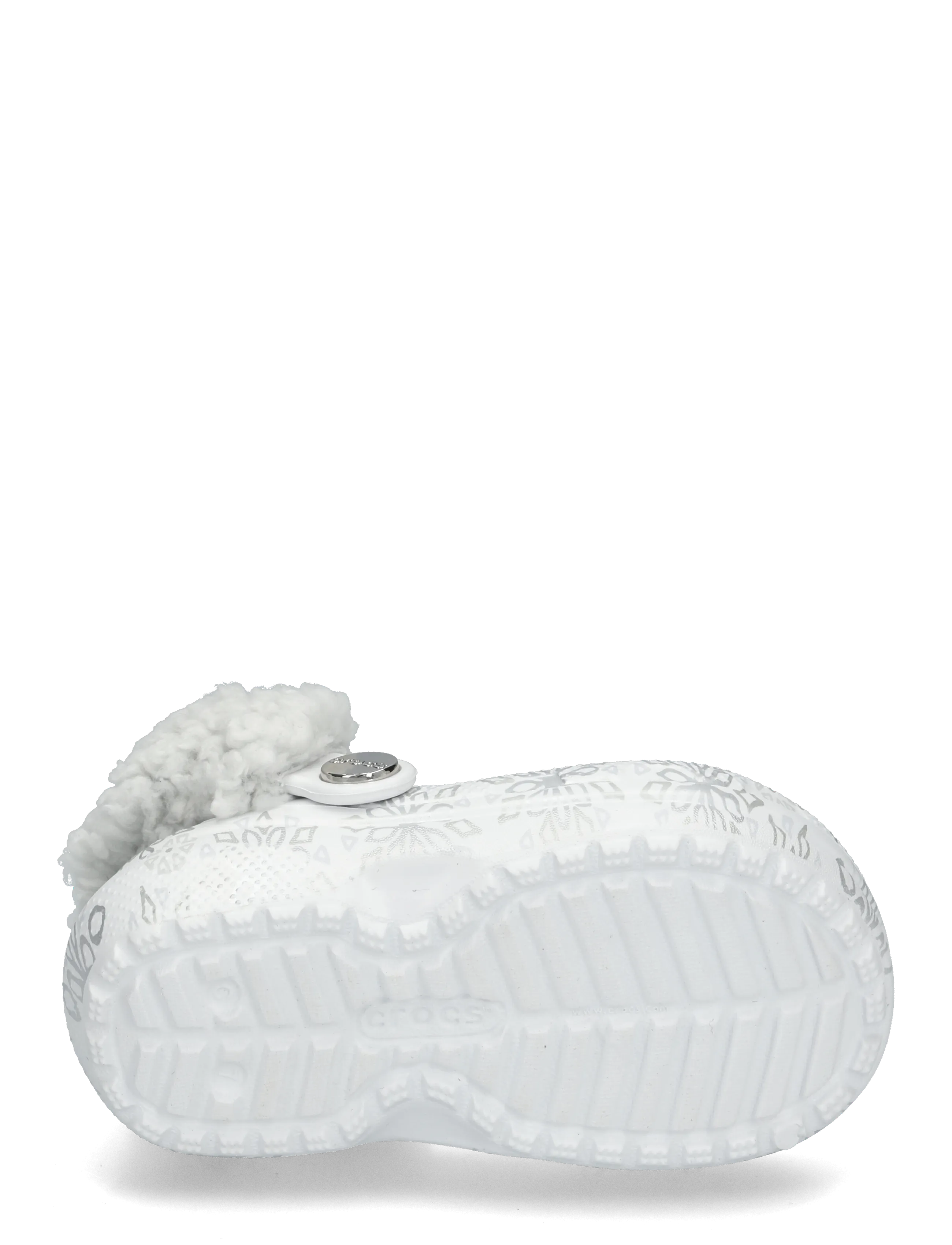 Crocs - ClMetallicSnowflakesFlceLndCgT - clogs - snow white - 4