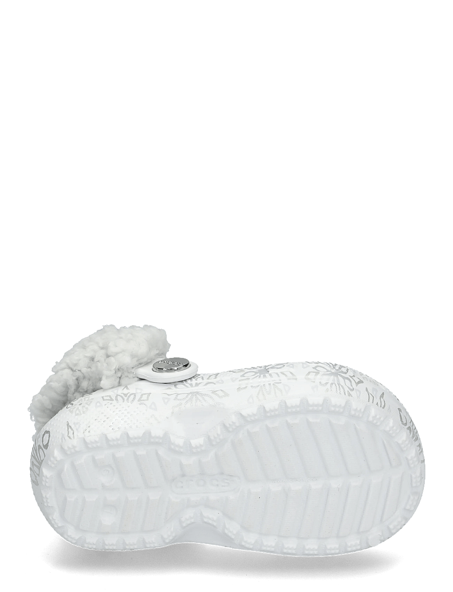 Crocs - ClMetallicSnowflakesFlceLndCgT - clogs - snow white - 4