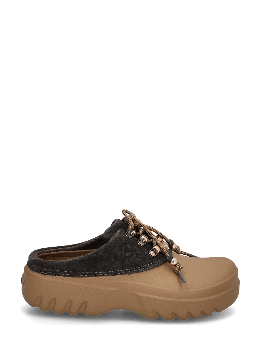 Crocs - Axle Suede Mule - flade mules - sepia/dark cocoa - 2