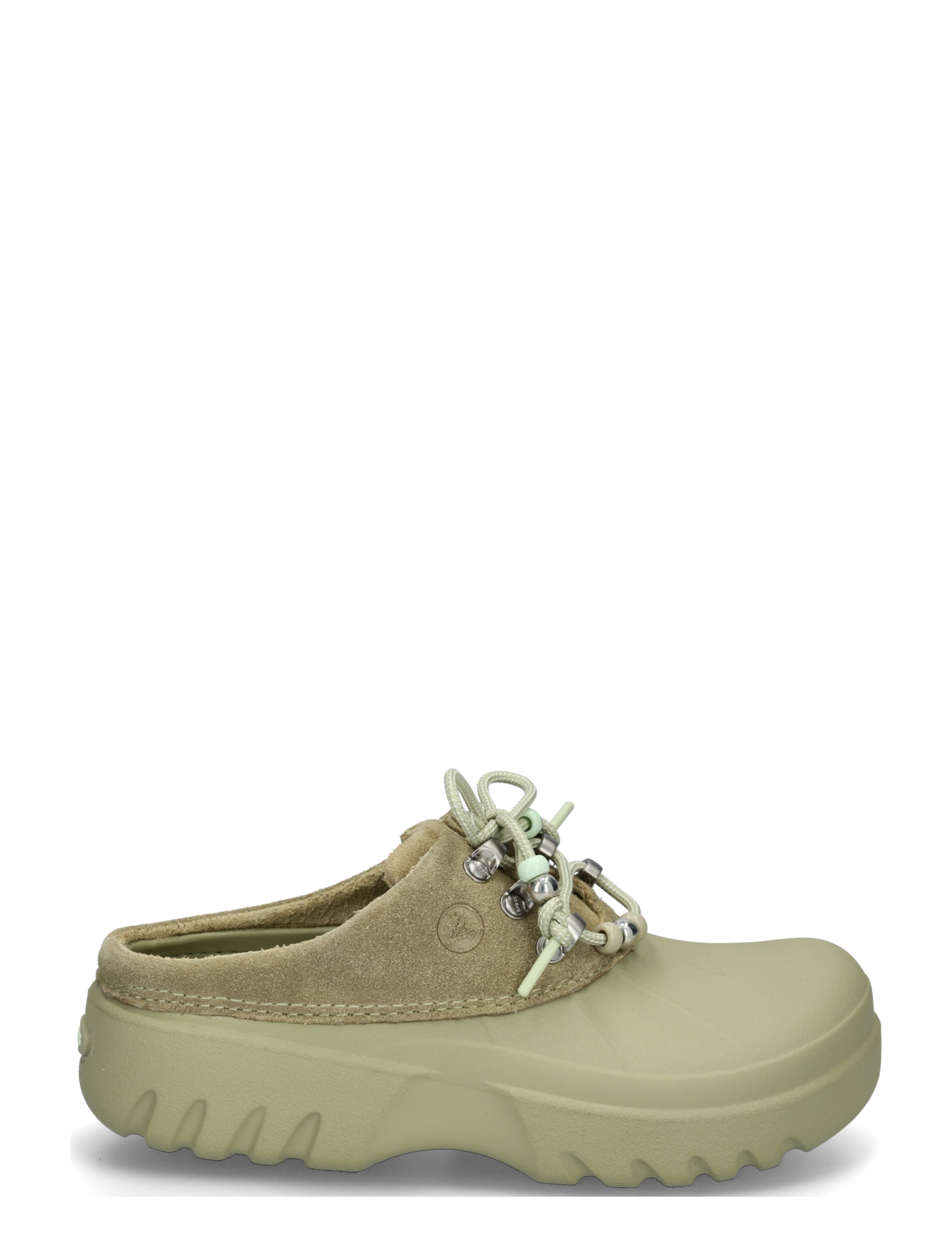 Crocs - Axle Suede Mule - flache pantoletten - tac green - 2