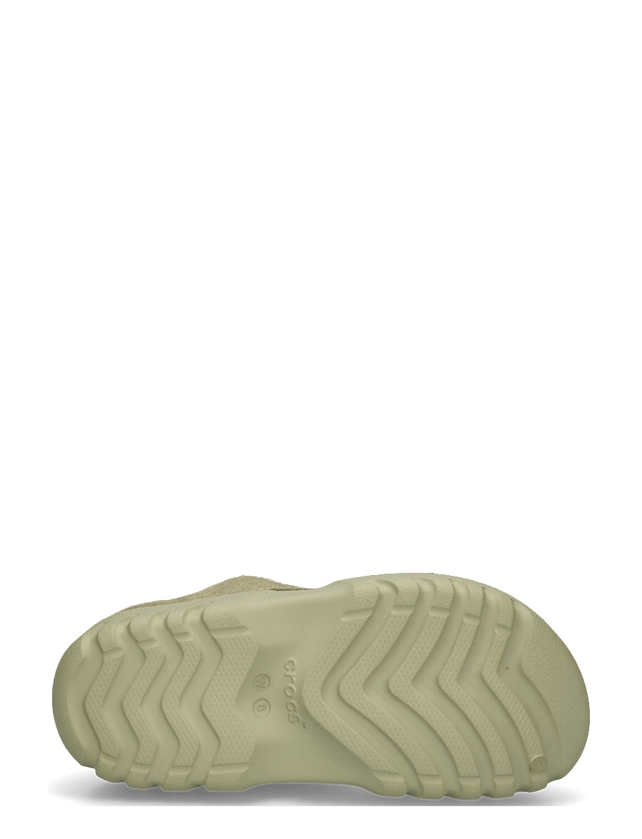 Crocs - Axle Suede Mule - flache pantoletten - tac green - 4