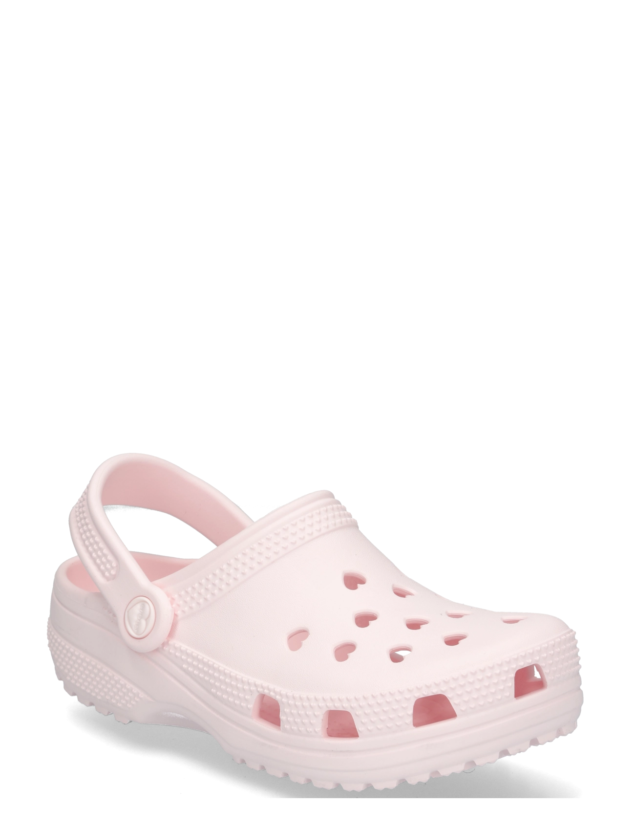 Crocs Classic Hearts Cut Out Clog K - Jalanõud - BUBBLE ICE / pink/rose