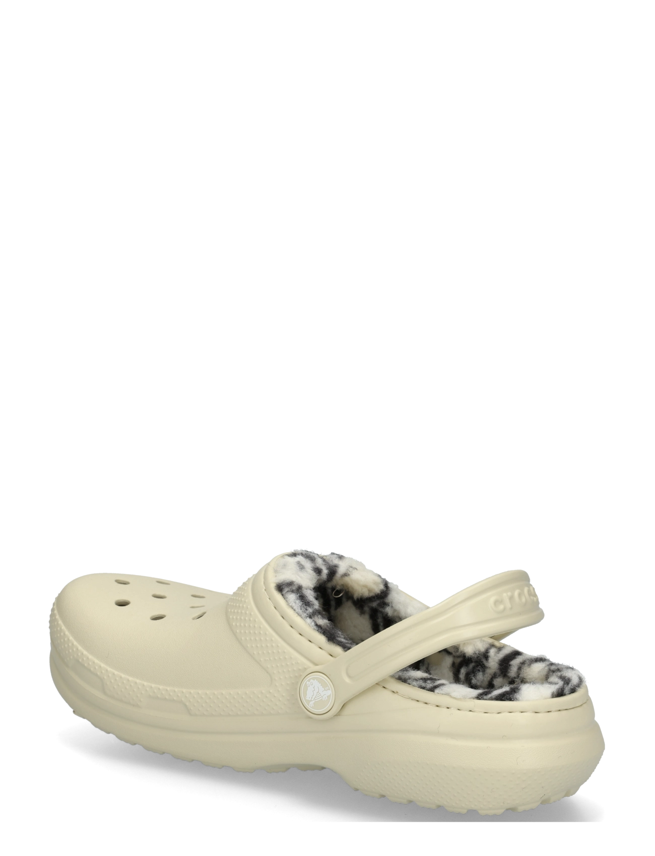Crocs - Classic Plaid Lined Clog K - bone - 1