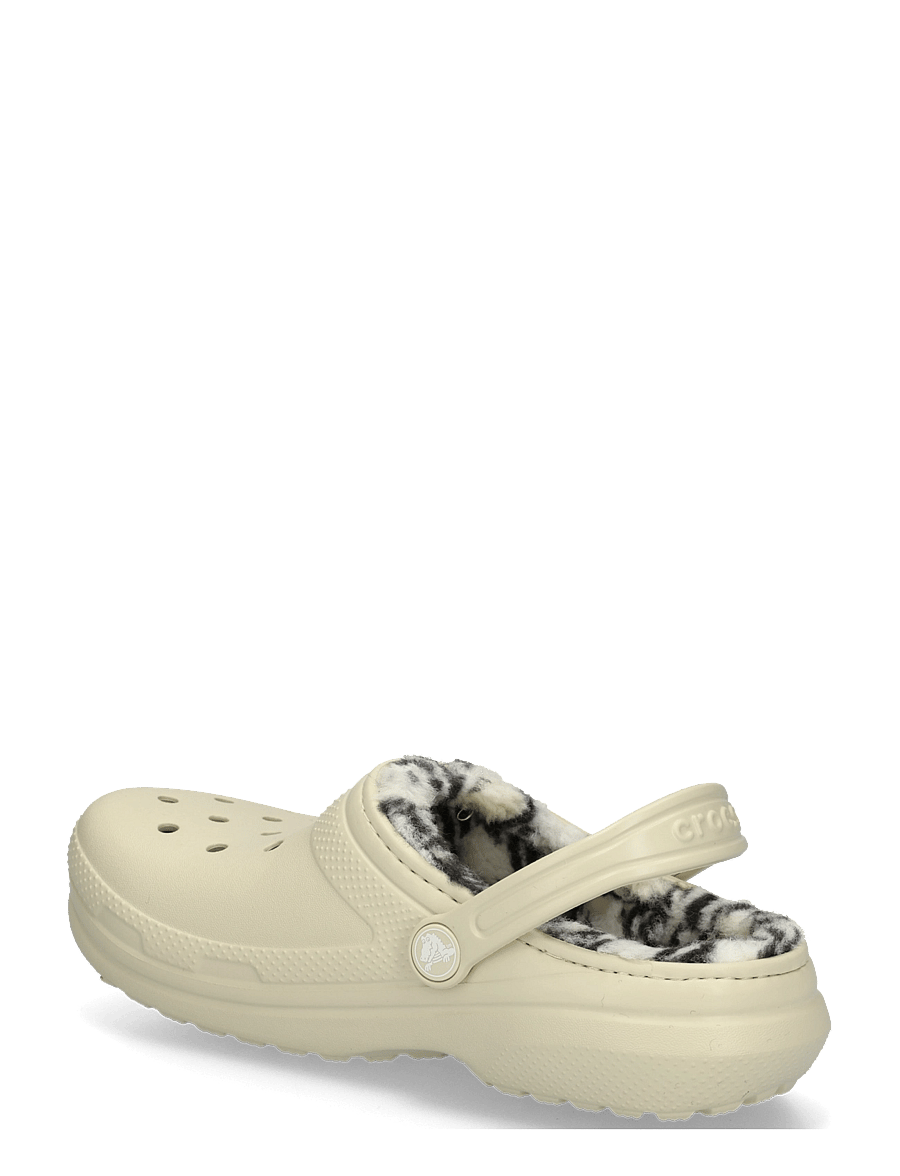 Crocs - Classic Plaid Lined Clog K - kotad - bone - 1