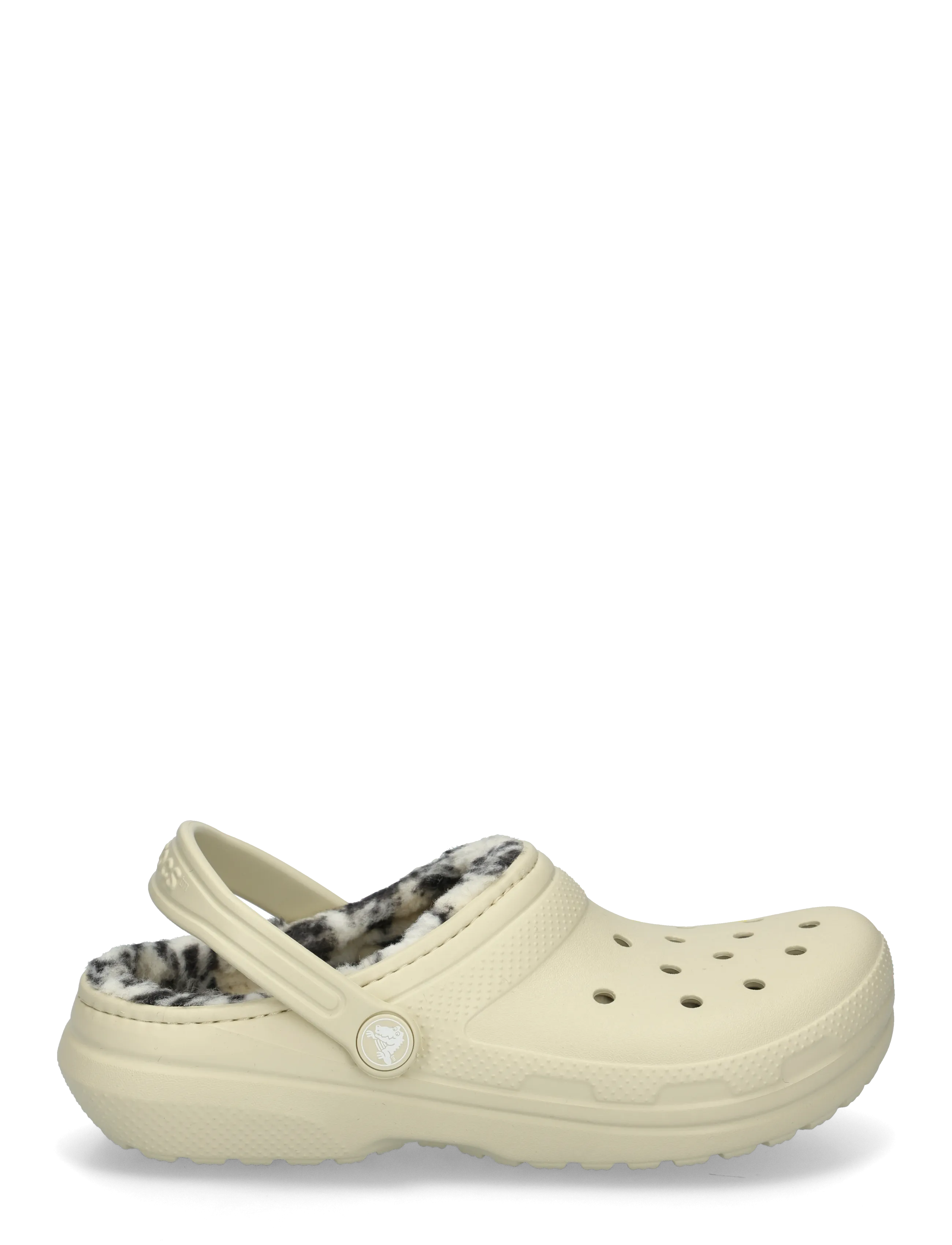Crocs - Classic Plaid Lined Clog K - clogs - bone - 2