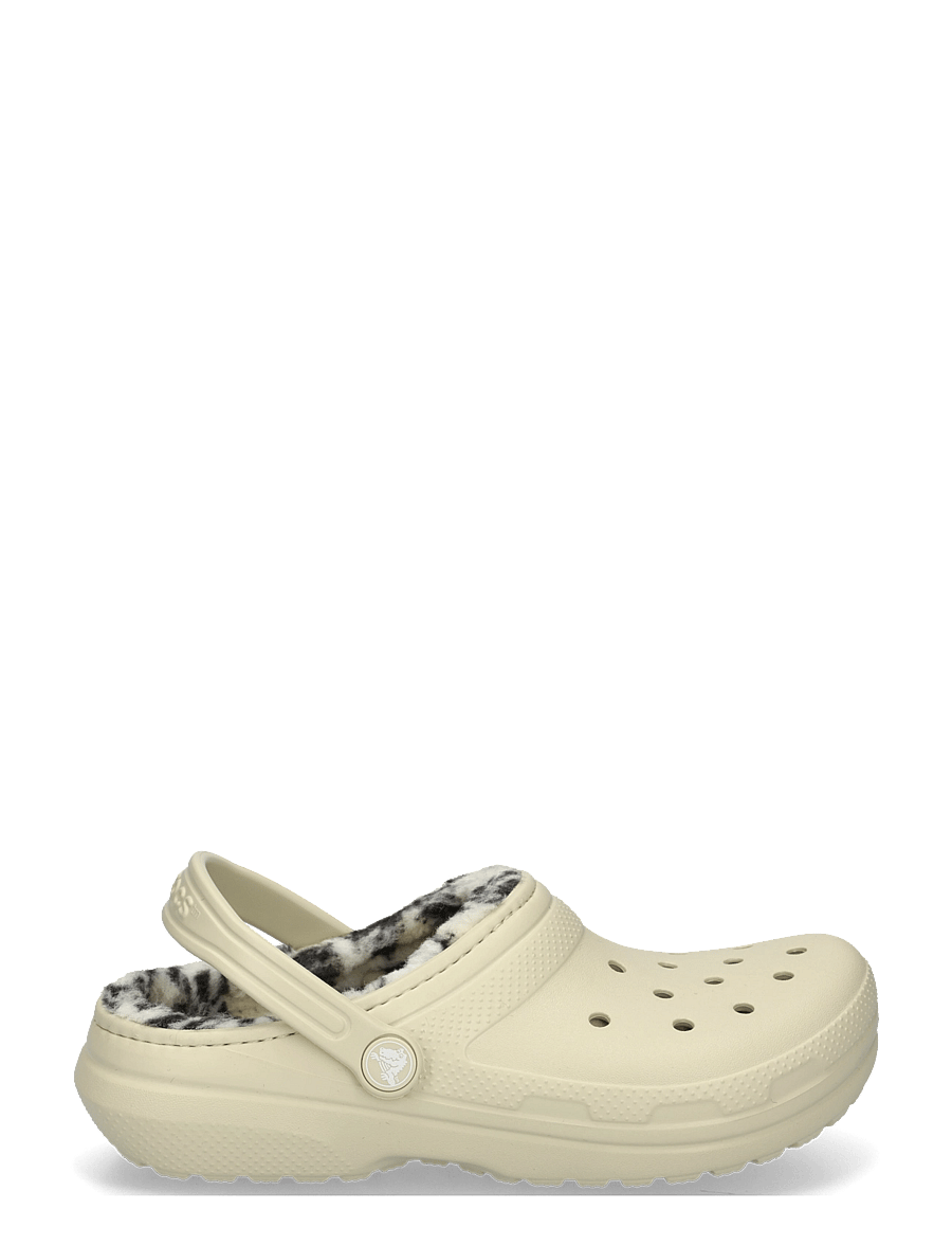 Crocs - Classic Plaid Lined Clog K - kotad - bone - 2