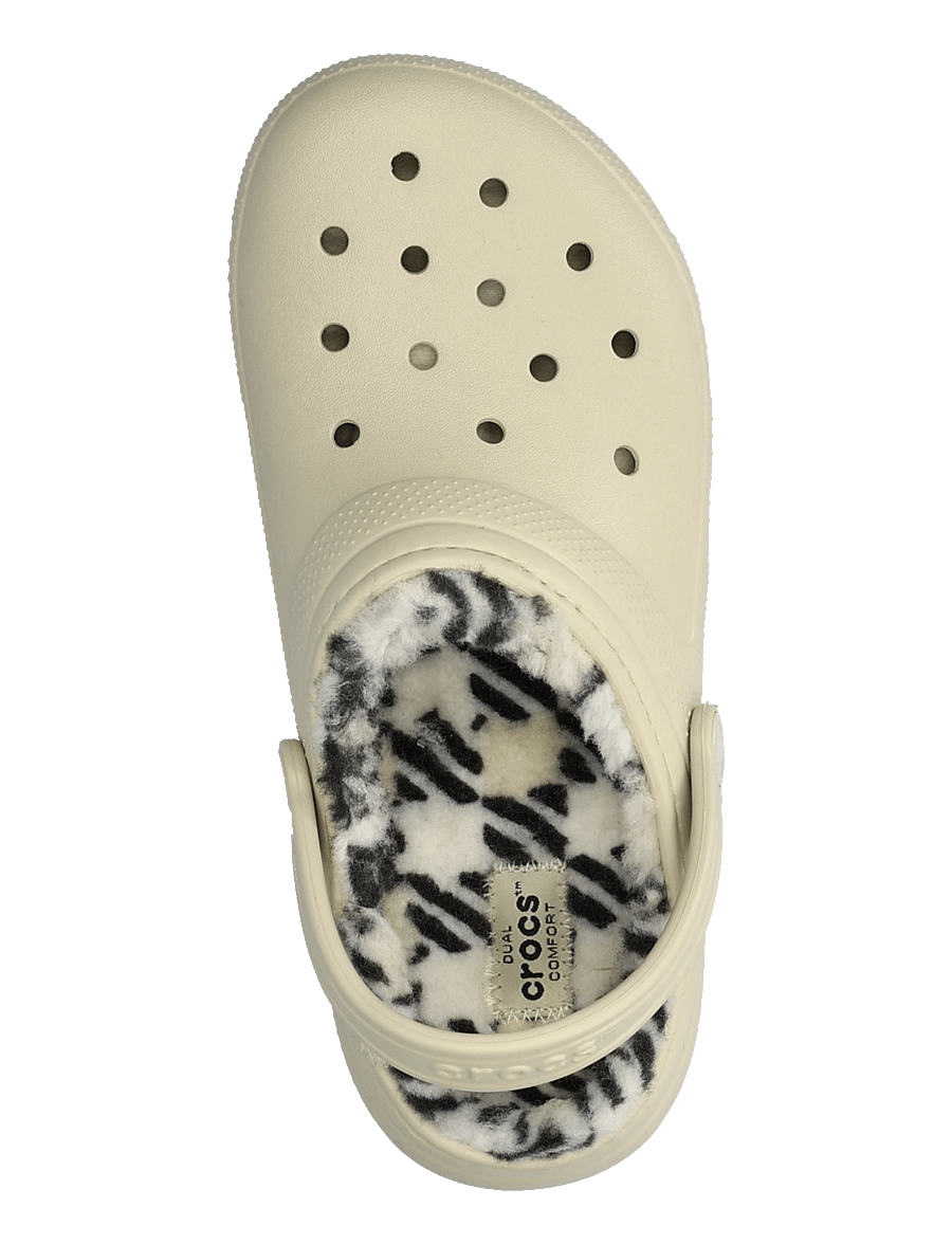 Crocs - Classic Plaid Lined Clog K - kotad - bone - 3