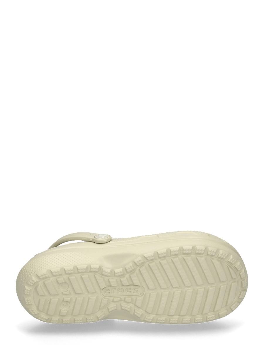 Crocs - Classic Plaid Lined Clog K - clogs - bone - 4