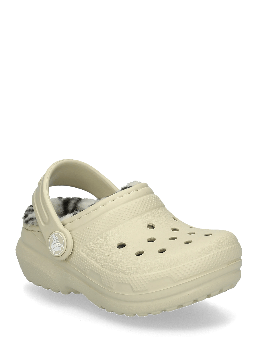 Crocs - Classic Plaid Lined Clog T - clogs - bone - 0