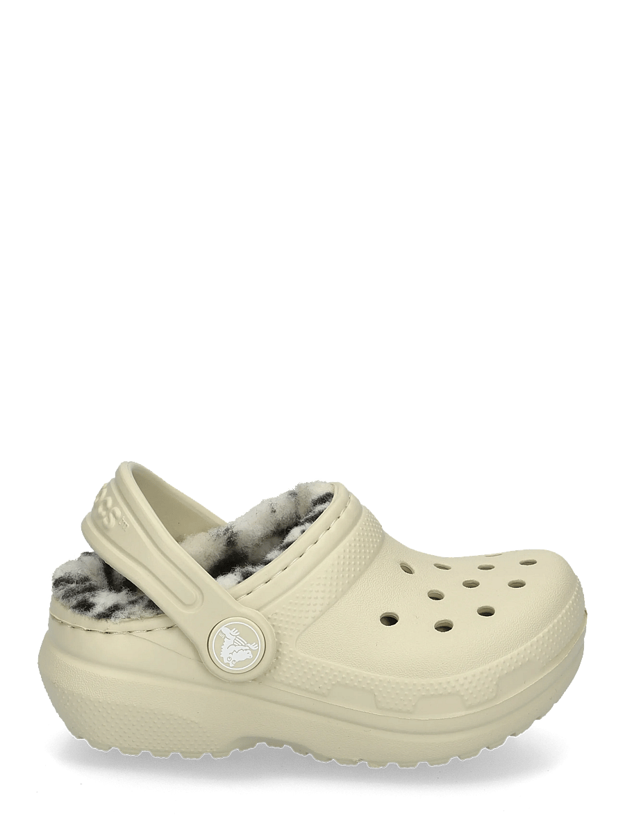 Crocs - Classic Plaid Lined Clog T - clogs - bone - 2