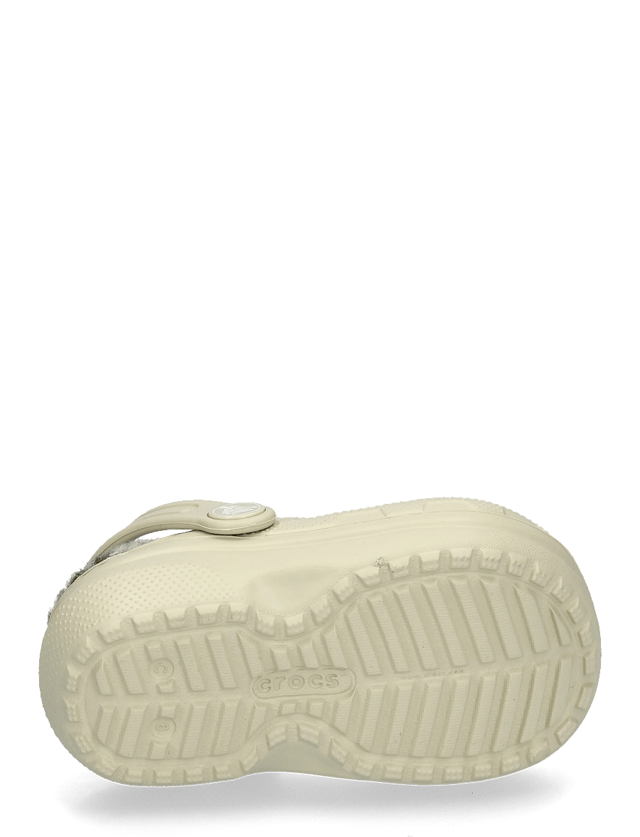 Crocs - Classic Plaid Lined Clog T - clogs - bone - 4