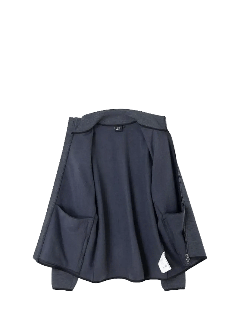 Cross Sportswear - M MATT FULL ZIP - golfjakker - mid grey - 3