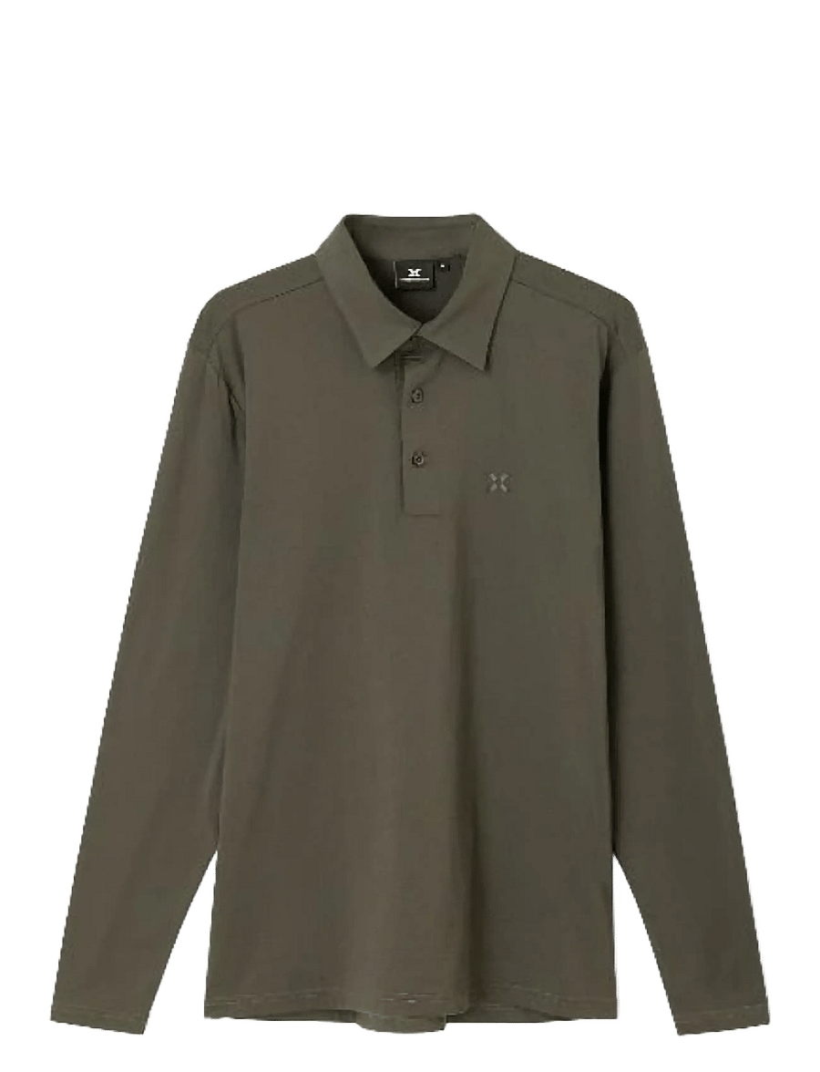 Cross Sportswear - M NICK POLOSHIRT - oberteile & t-shirts - dark pine - 1