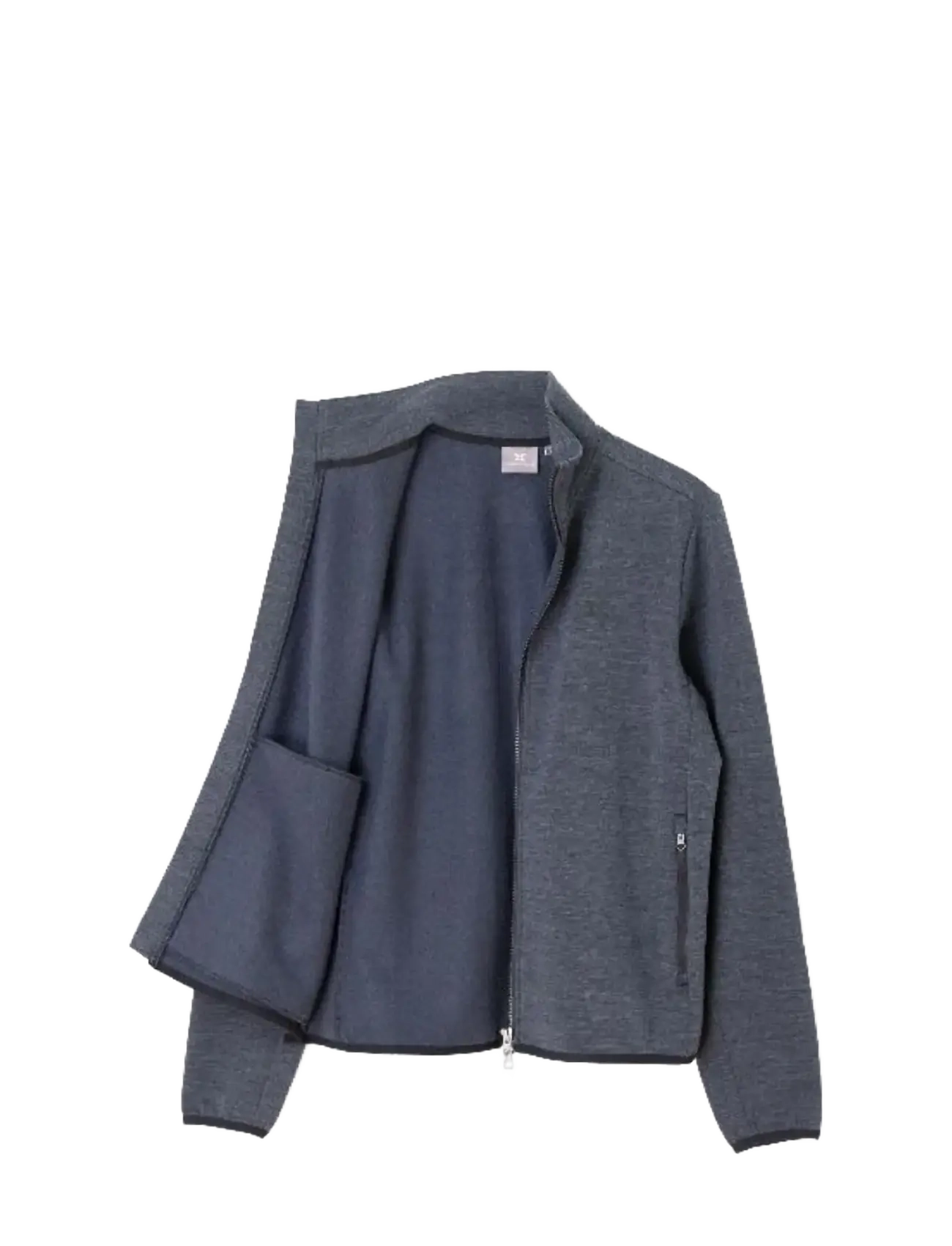 Cross Sportswear - W MEL FULL ZIP - góry - mid grey - 2