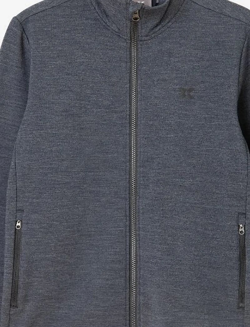 Cross Sportswear - W MEL FULL ZIP - alussärgid - mid grey - 3
