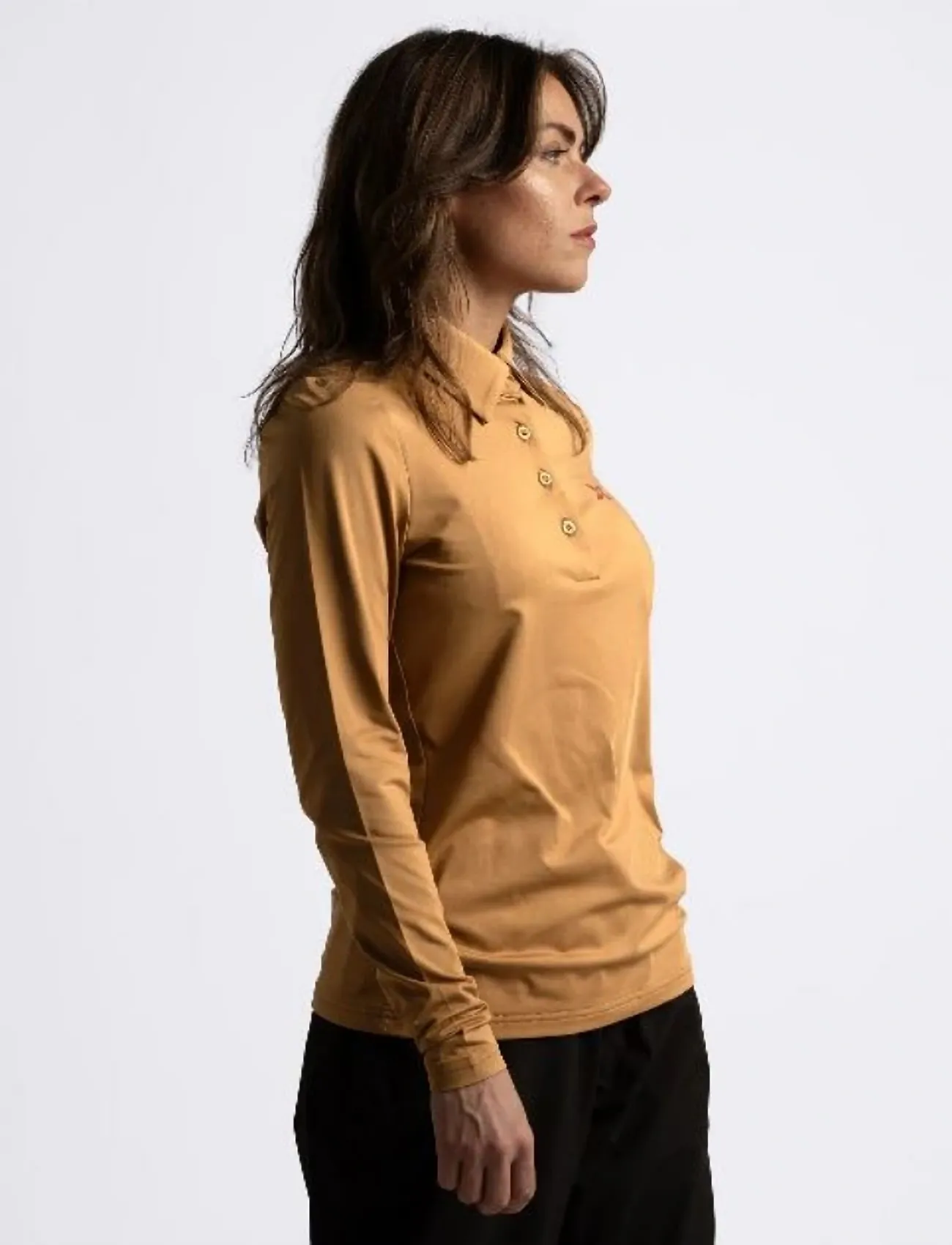 Cross Sportswear W Nikki Poloshirt, XXL, Gold, Sports Overdele & T-shirts > Sport Polos, Dame
