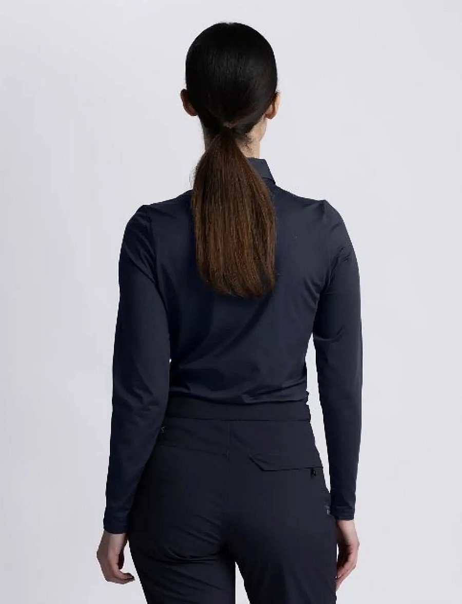 Cross Sportswear - W NIKKI POLOSHIRT - toppe & t-shirts - navy - 3