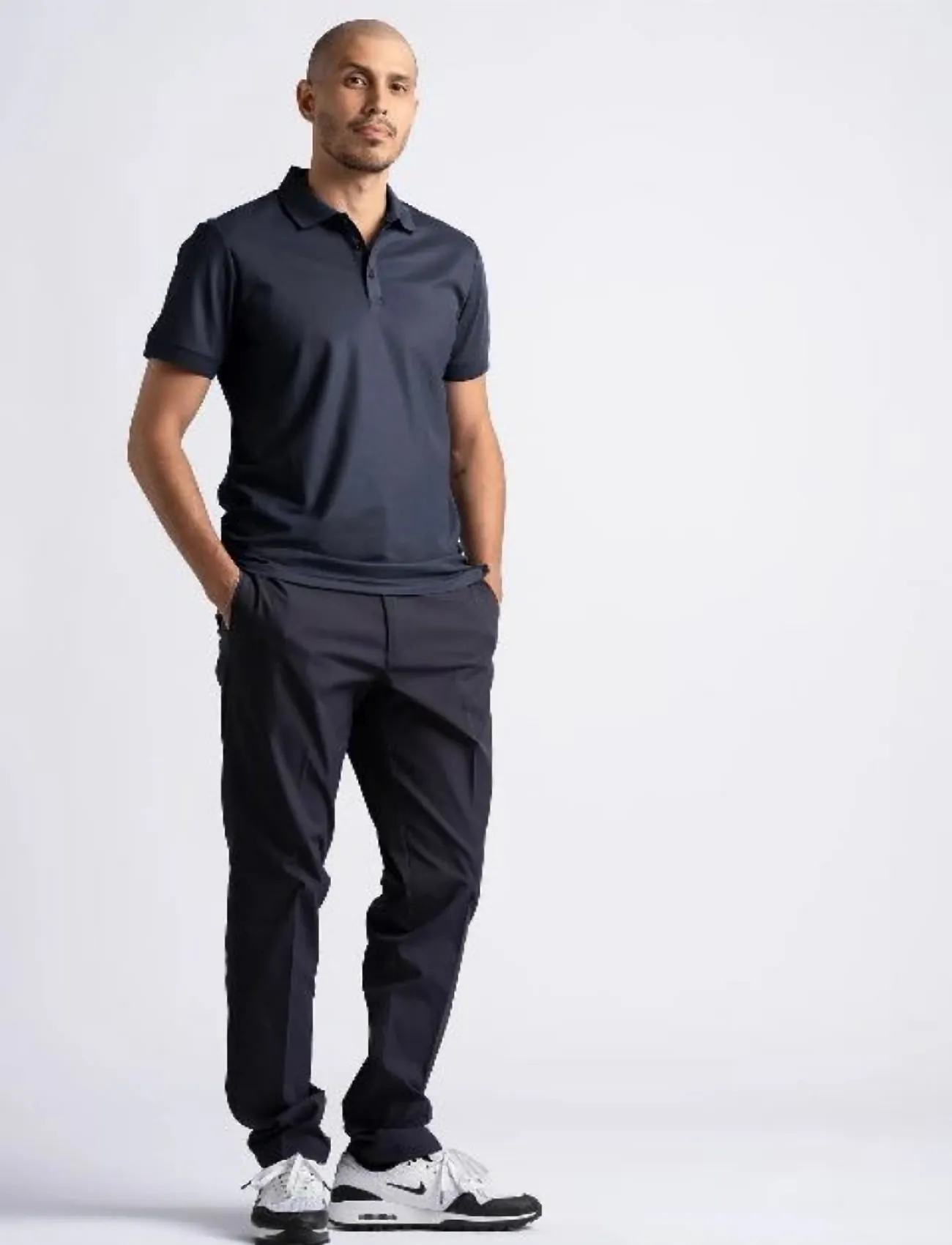 Cross Sportswear M Byron Lux Ch 34, W32/L34 x 34, Navy, Sport Pants > Sport Golf Pants, Herre