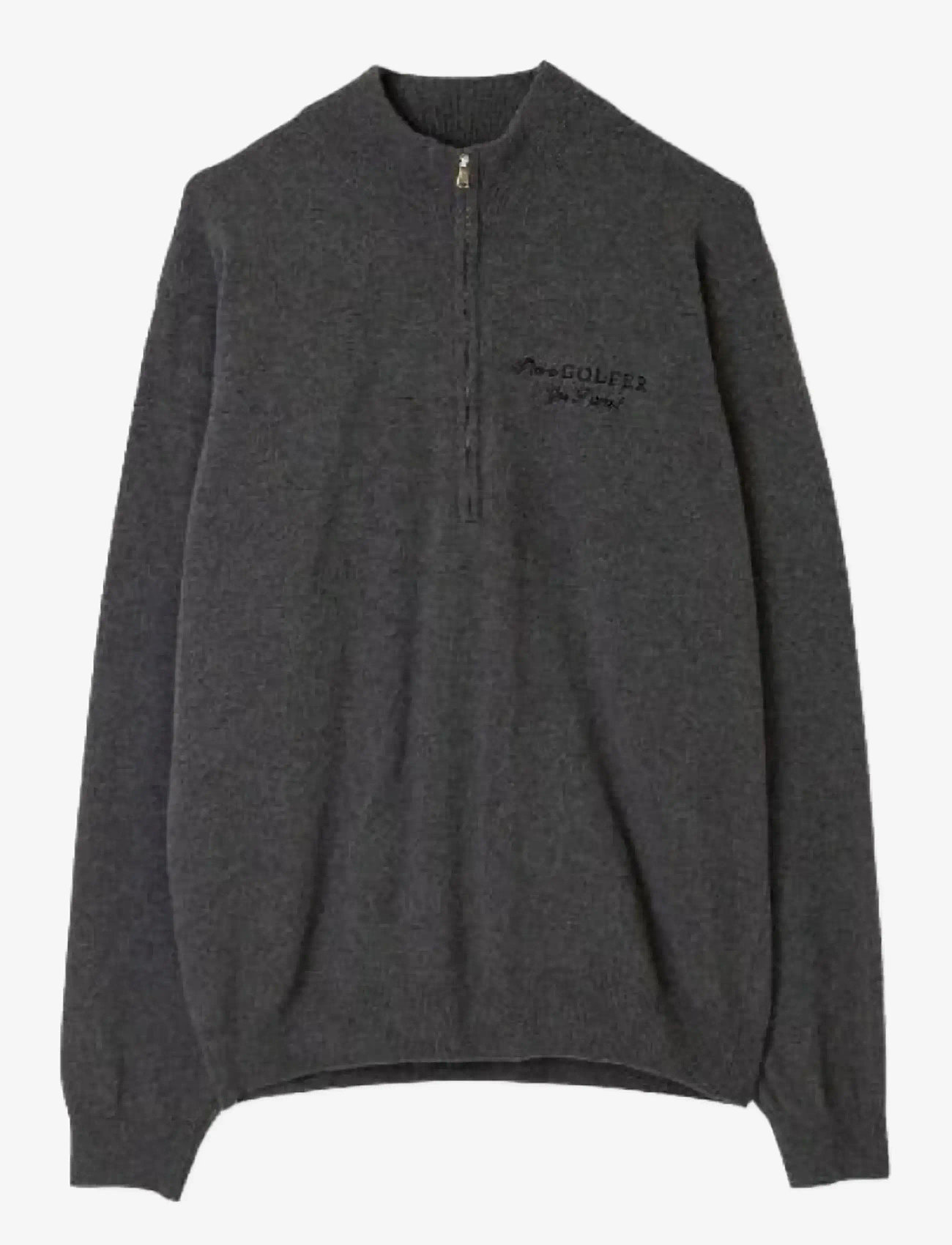 Cross Sportswear - M GORDON IGY2 1/2ZIP - sweatshirts - deep grey melange - 1