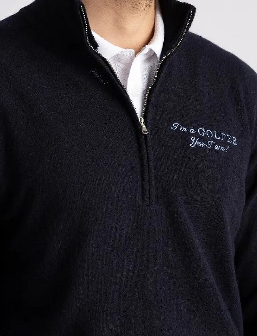 Cross Sportswear - M GORDON IGY2 1/2ZIP - dressipluusid - navy - 0