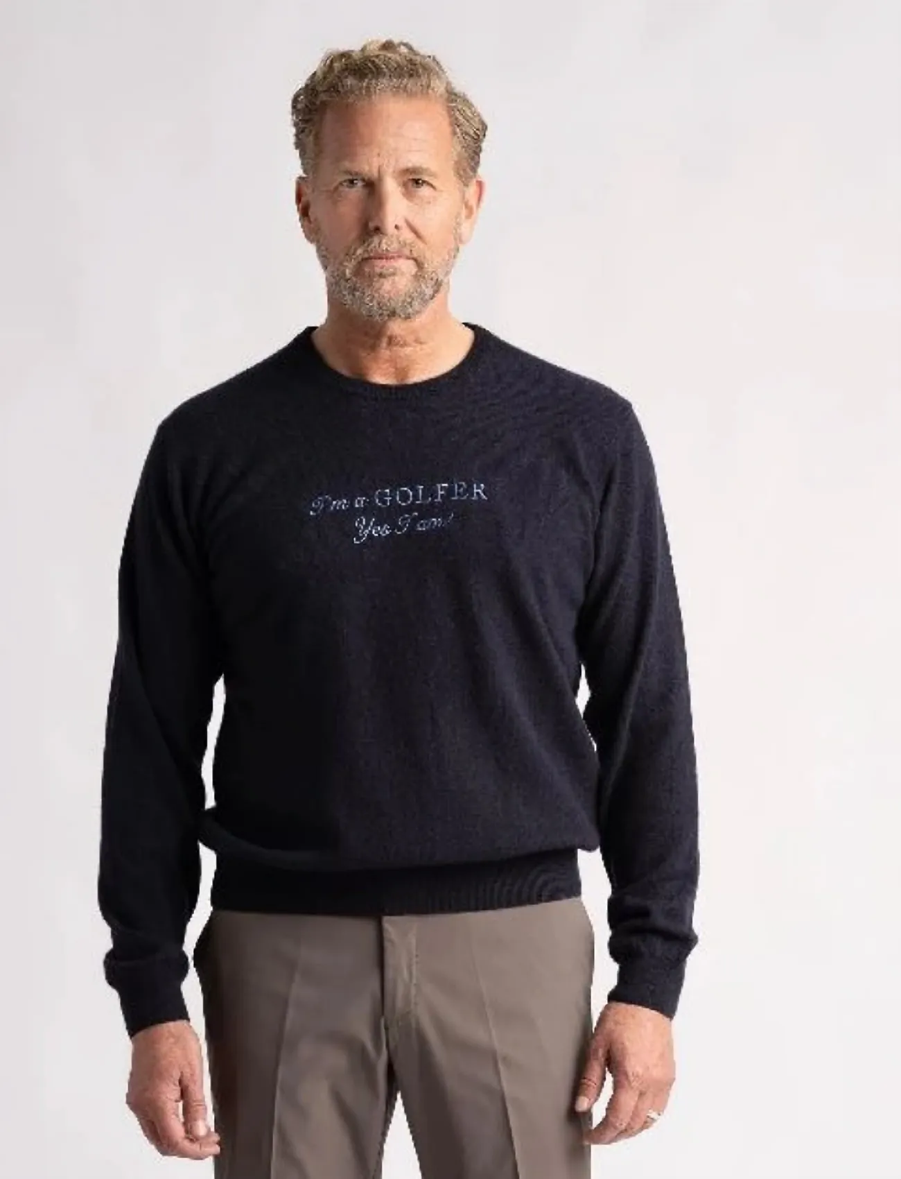 Cross Sportswear M Greg Igy1 Crwnk, S, Navy, Sport Sweatshirts & Hoodies > Sport Knitwear, Herre