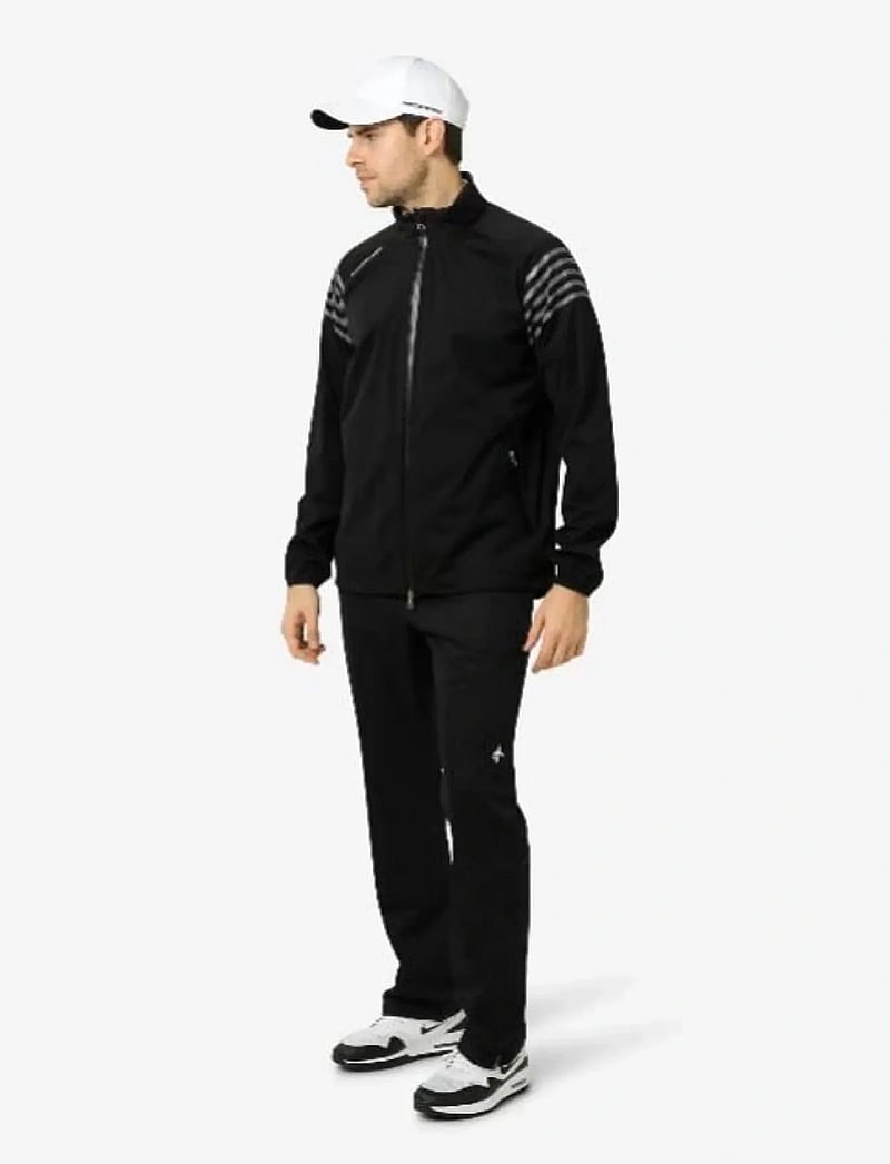 Cross Sportswear - M HURRICANE JACKET - golf-jacken - black - 0