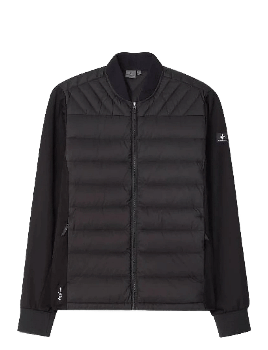 Cross Sportswear - M HYBRID JACKET - vestes de golf - black - 1