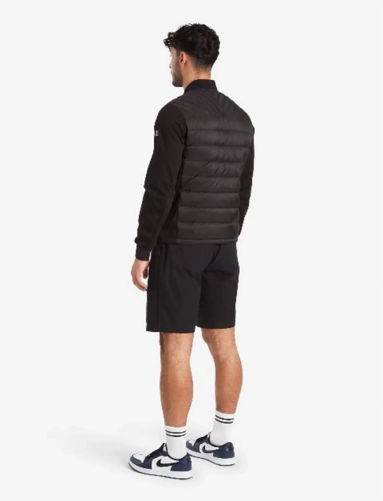 Cross Sportswear - M HYBRID JACKET - vestes de golf - black - 3
