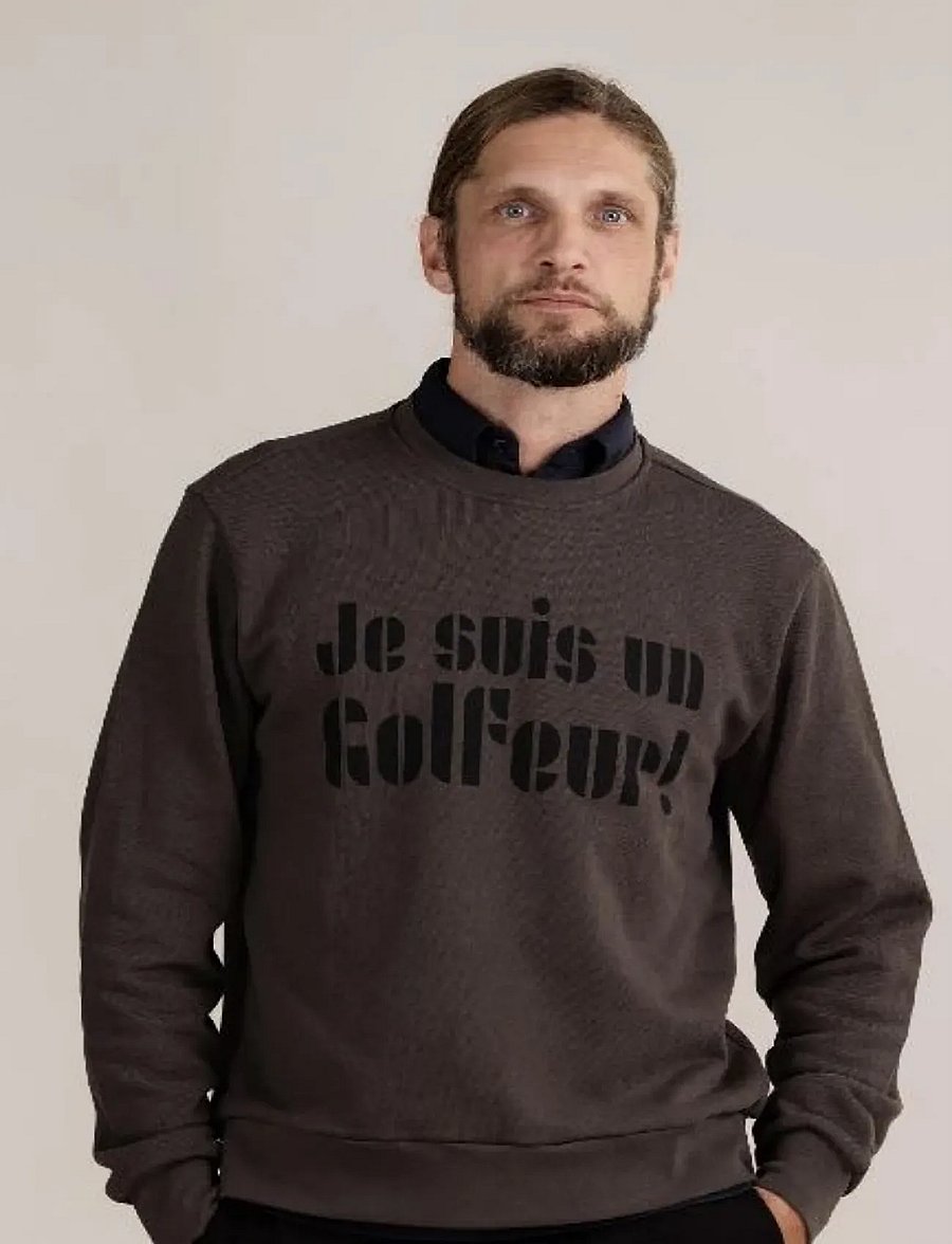 Cross Sportswear - M JOSH JSG1 SWEATER - alussärgid - peat - 0