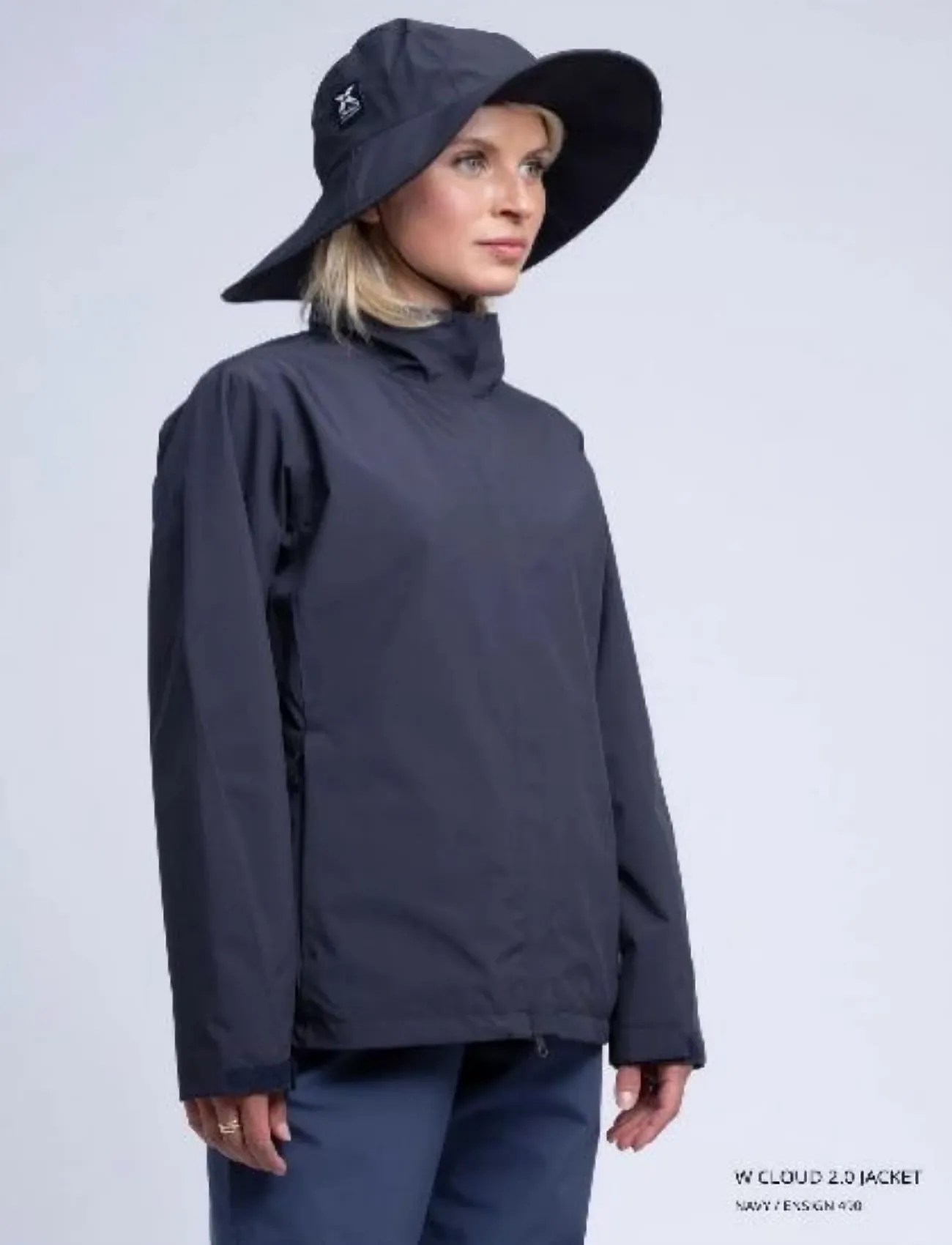 Cross Sportswear - W CLOUD JACKET - golfijakid - navy - 3