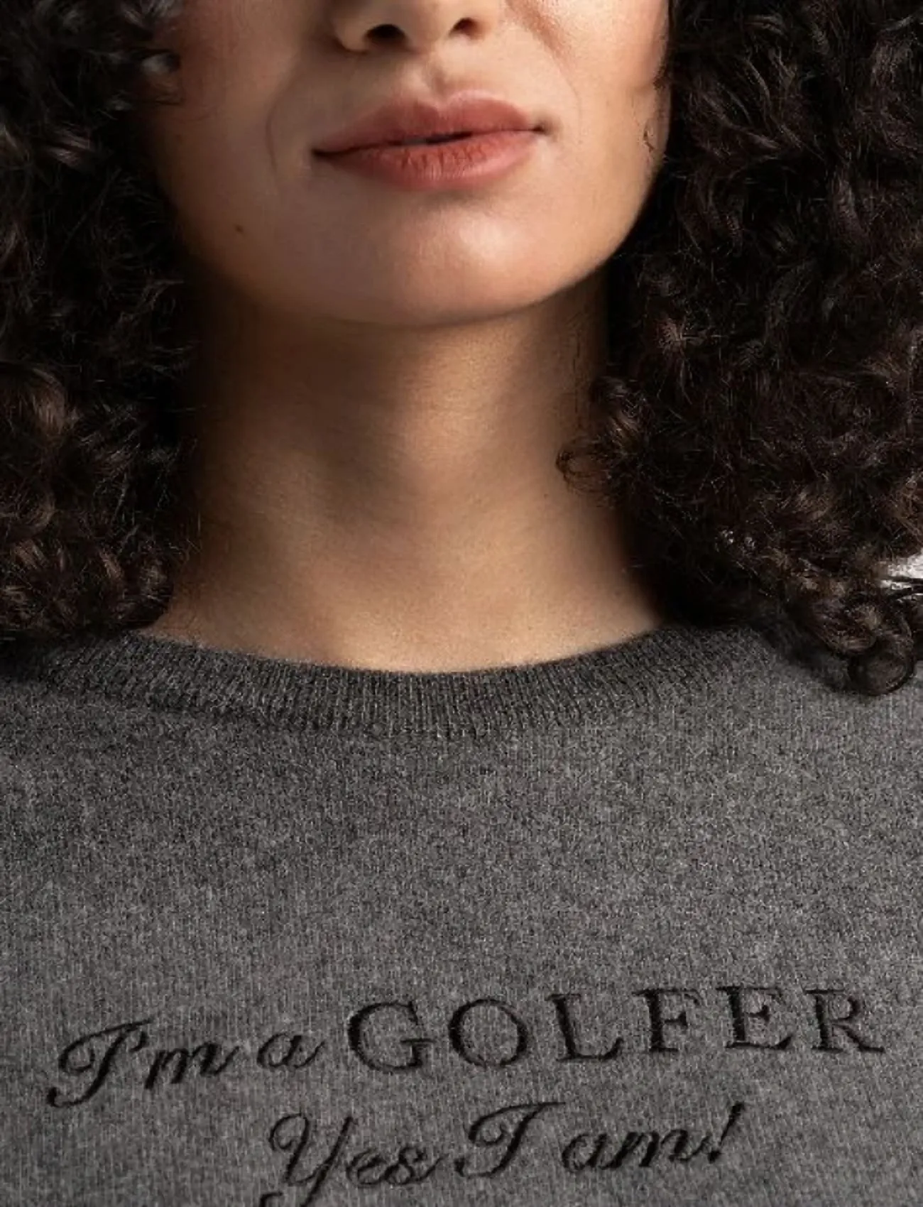 Cross Sportswear W Gillian Igy1 Crwnk, S, Grey, Sport Sweatshirts & Hoodies > Sport Knitwear, Dame