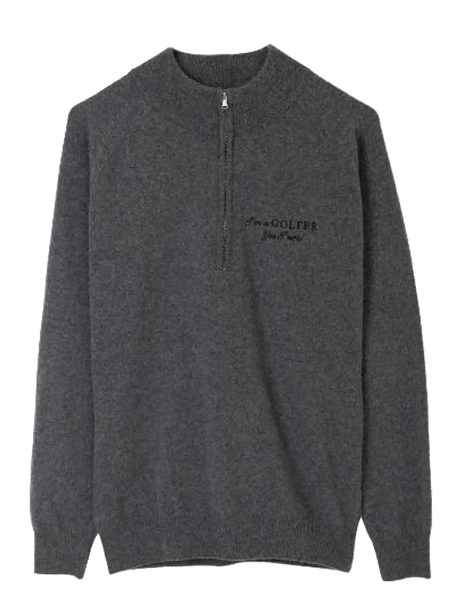 Cross Sportswear - W GRETA IGY2 1/2 ZIP - dressipluusid ja pusad - deep grey melange - 1