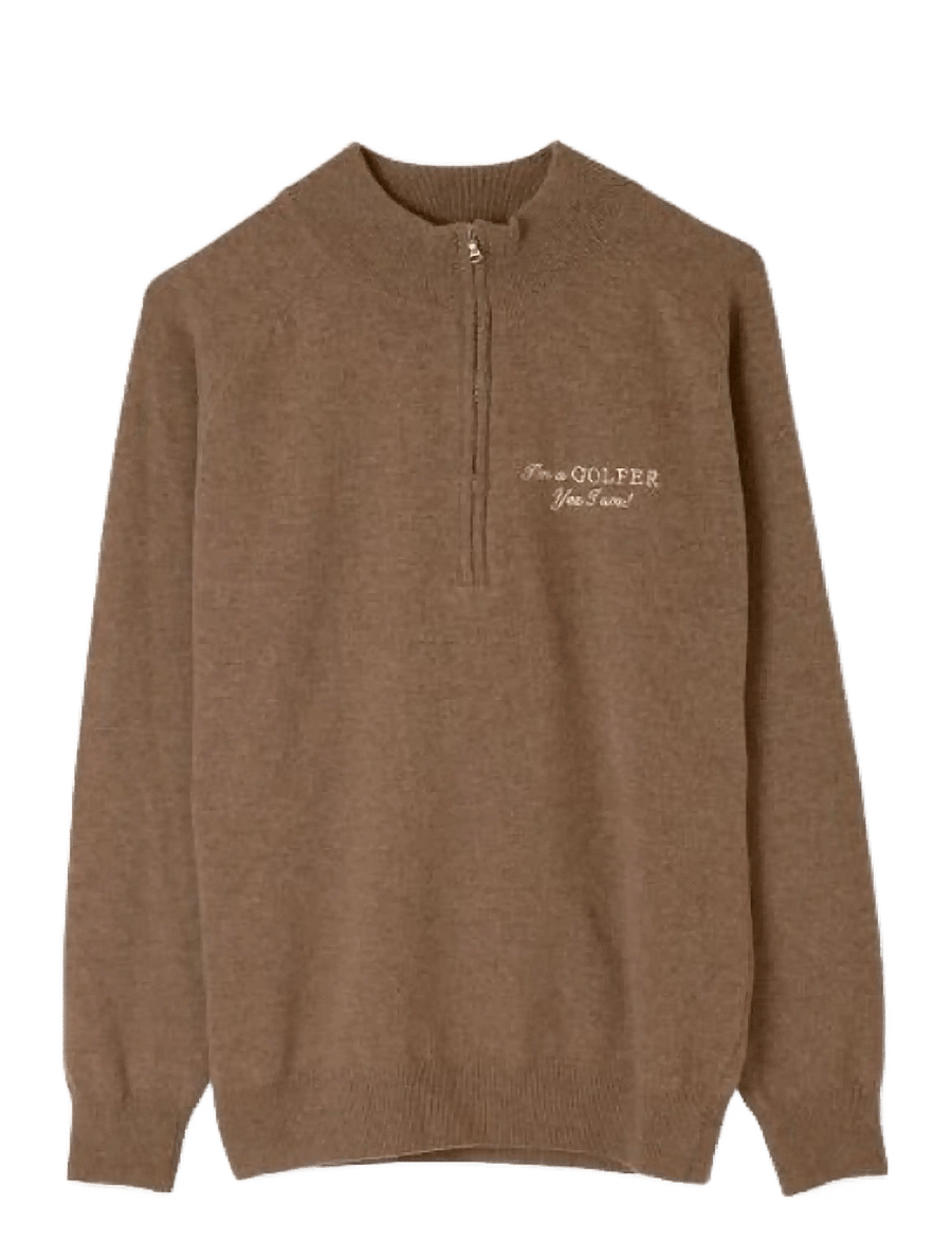 Cross Sportswear - W GRETA IGY2 1/2 ZIP - sweatshirts - mole - 1