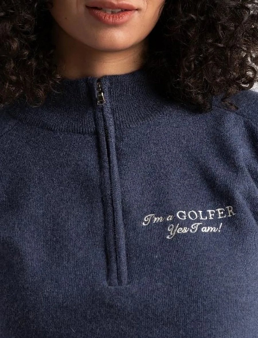 Cross Sportswear - W GRETA IGY2 1/2 ZIP - sweatshirts - sycamore - 0