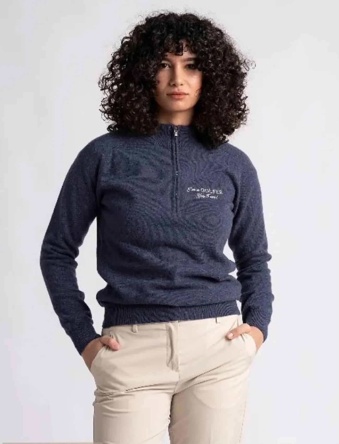 Cross Sportswear - W GRETA IGY2 1/2 ZIP - sweatshirts - sycamore - 2