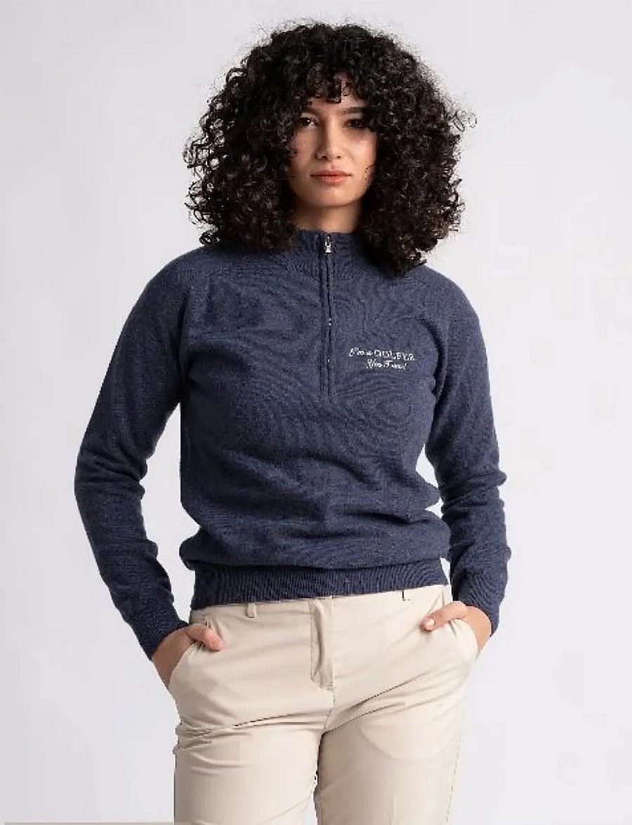 Cross Sportswear - W GRETA IGY2 1/2 ZIP - sweatshirts - sycamore - 2