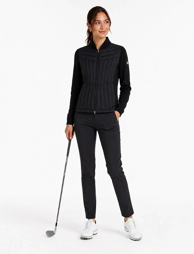 Cross Sportswear - W HYBRID JACKET - golfjakker - black - 3