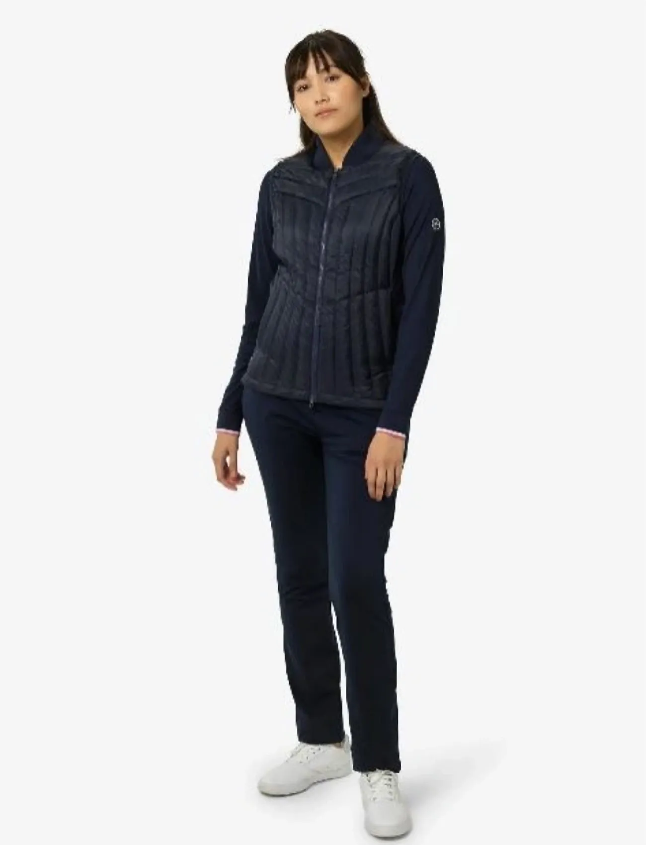 Cross Sportswear - W HYBRID VEST - Útivistarfatnaður - navy - 3