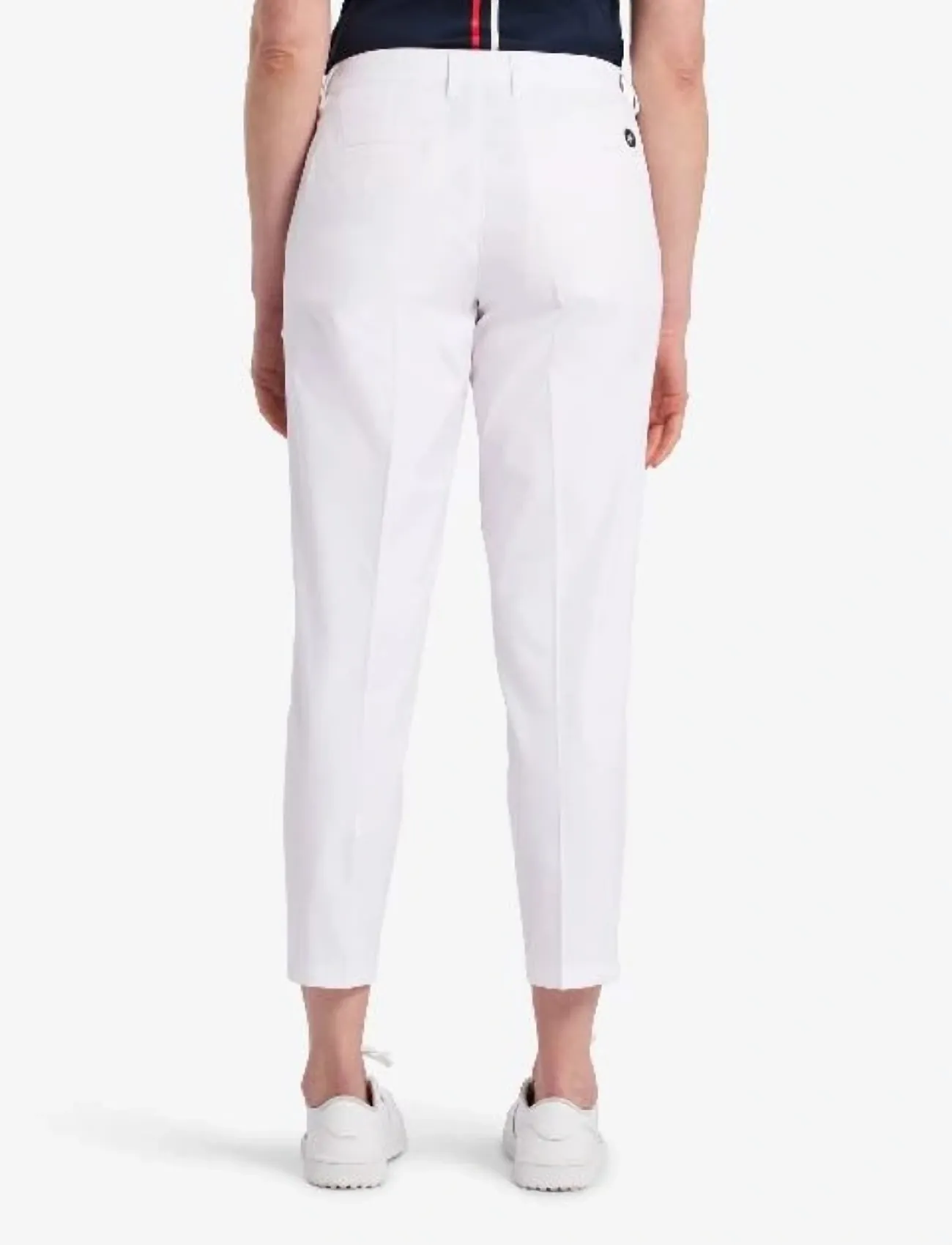 Cross Sportswear W Style Tech Chinos, 40, White, Sport Pants > Sport Golf Pants, Dame