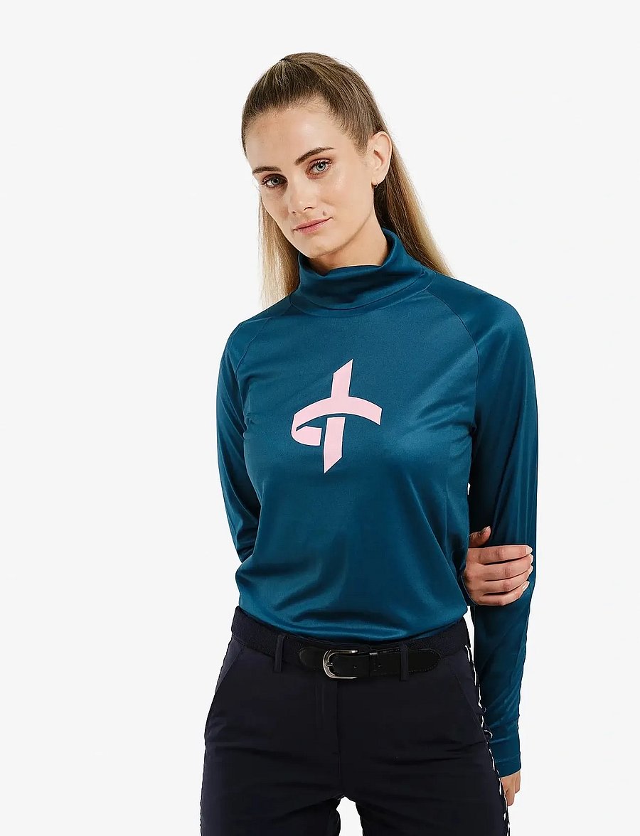 Cross Sportswear - W TURTLE NECK LS - funktionsunterwäsche - oberteile - dragonfly - 0
