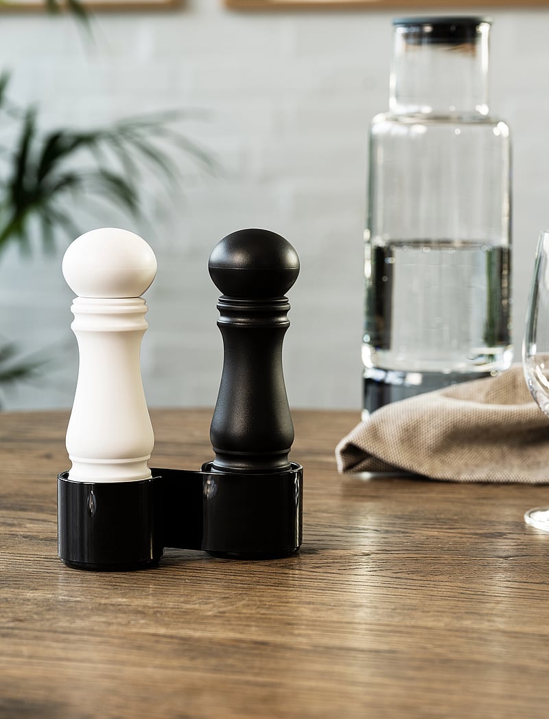 CrushGrind - MINI GRINDER set with cruet - black/white - 1