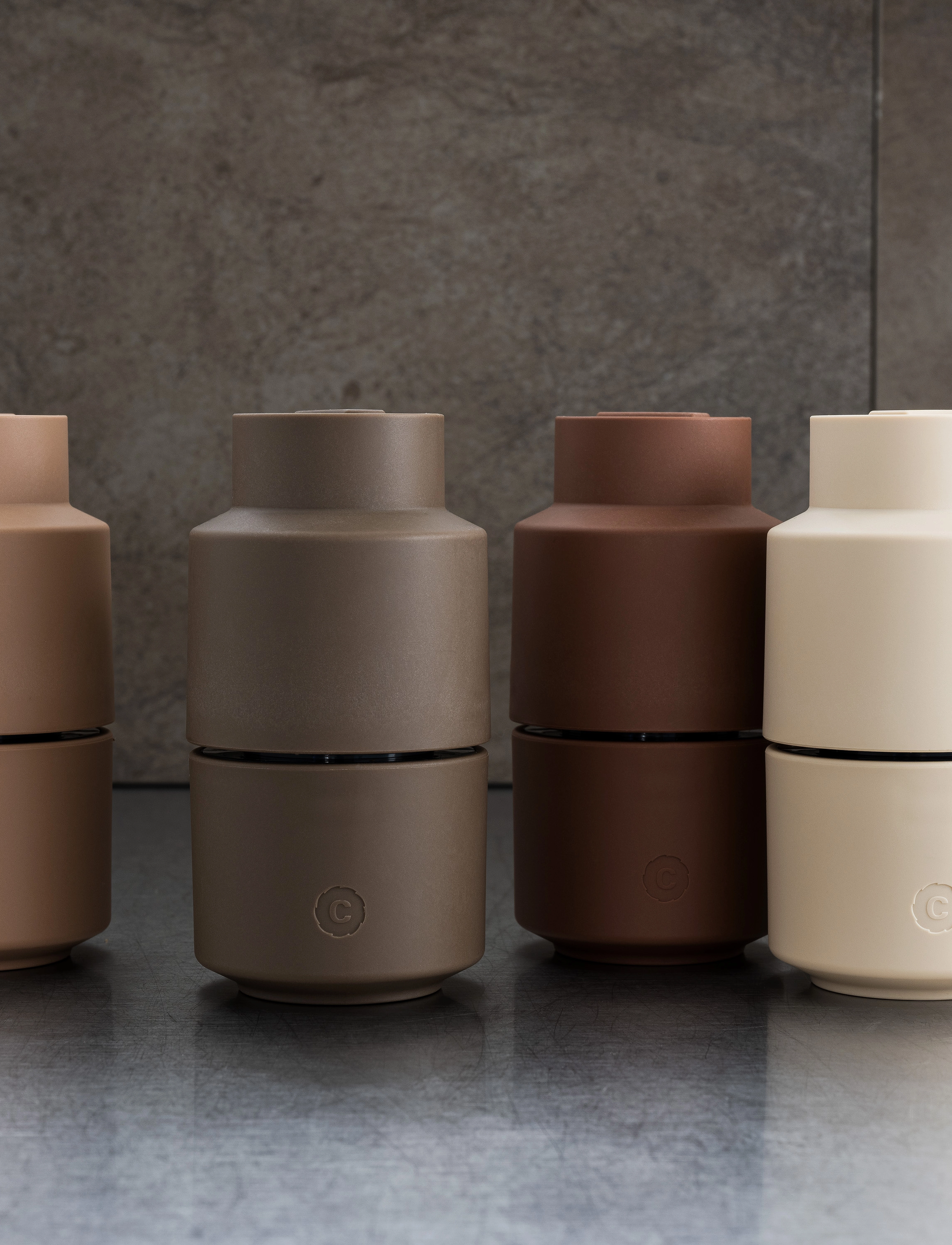 CrushGrind Billund Kværn, H12 cm, Grinders, Beige - Salt & Pepper Shakers, Homeware