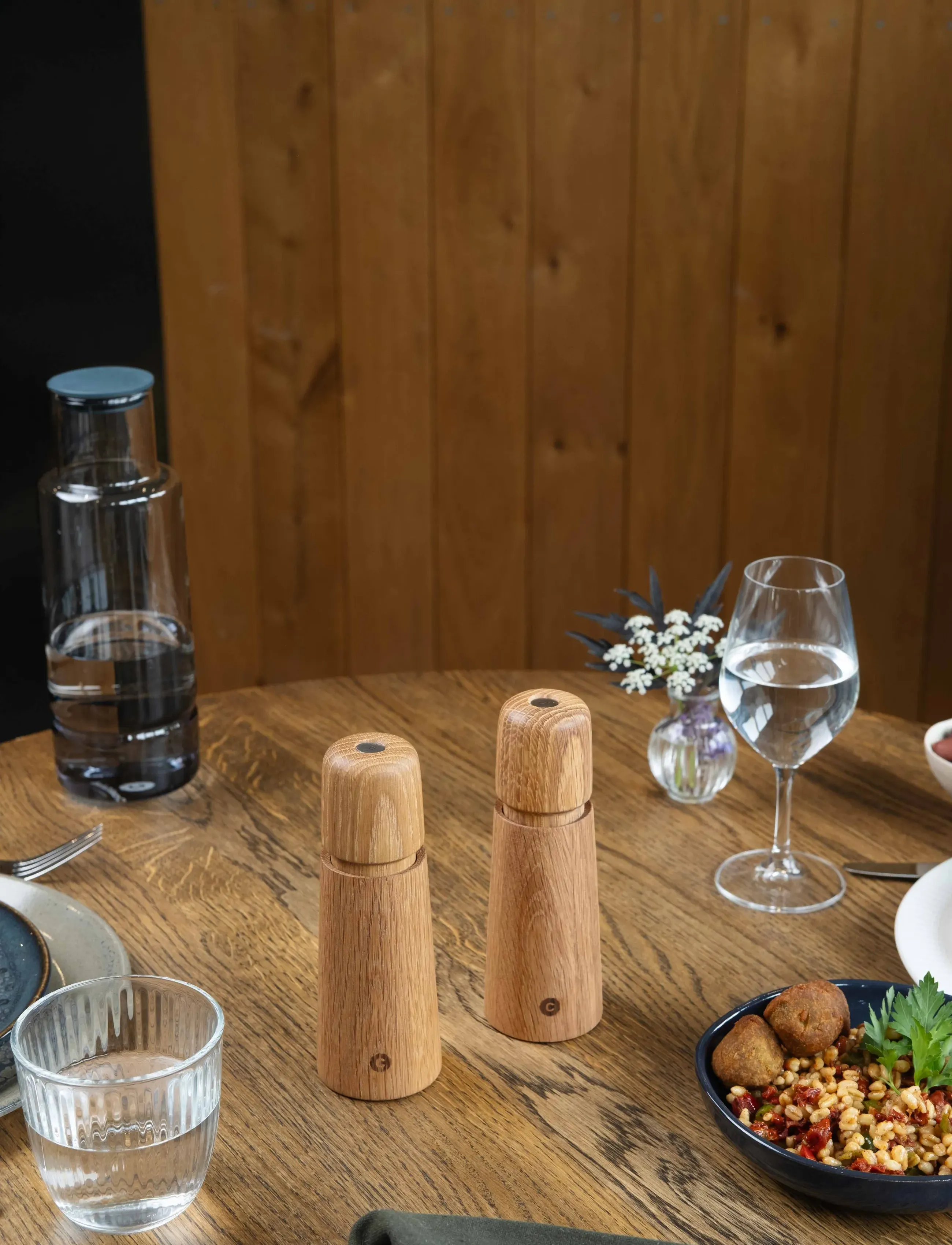 CrushGrind Stockholm Kværn Sæt, H:17 cm, Grinders, Braun - Salt & Pepper Shakers, Homeware