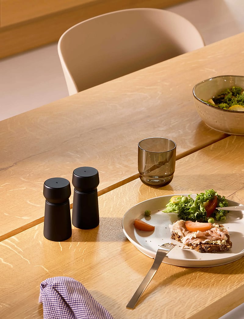 CrushGrind - AMSTERDAM 11 cm set, FSC Beech, black - salz- & pfefferstreuer - black - 1