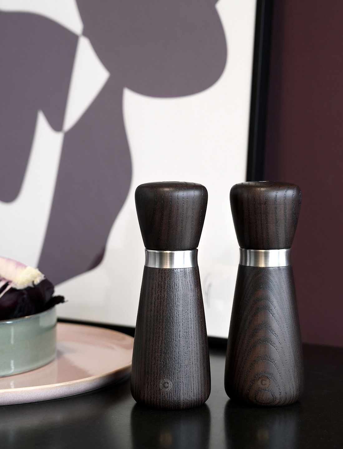 CrushGrind - KYOTO Grinder - salz- & pfefferstreuer - brown glaze - 2